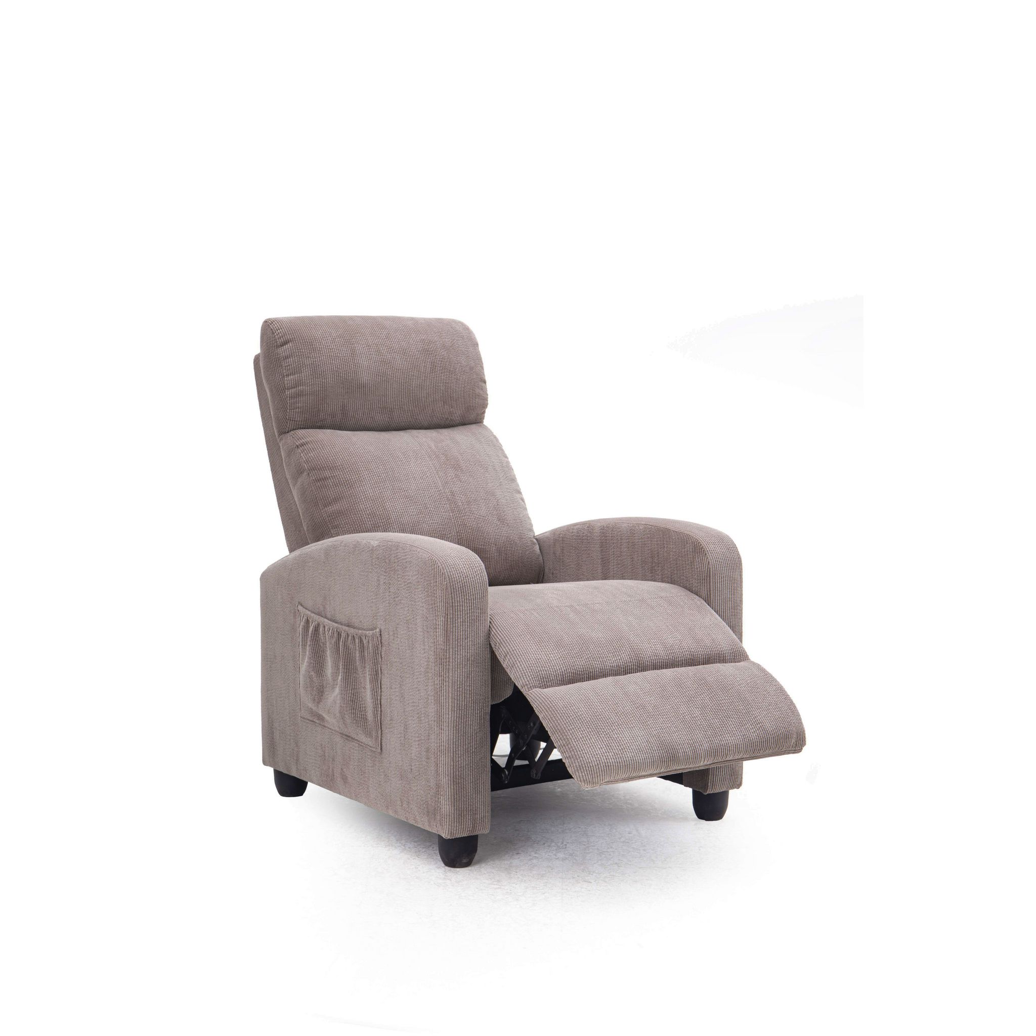 Voir la diapositive 4 : MOBILIER RAINEAU Fauteuil inclinable massant et chauffant RELAX9 COT - Taupe