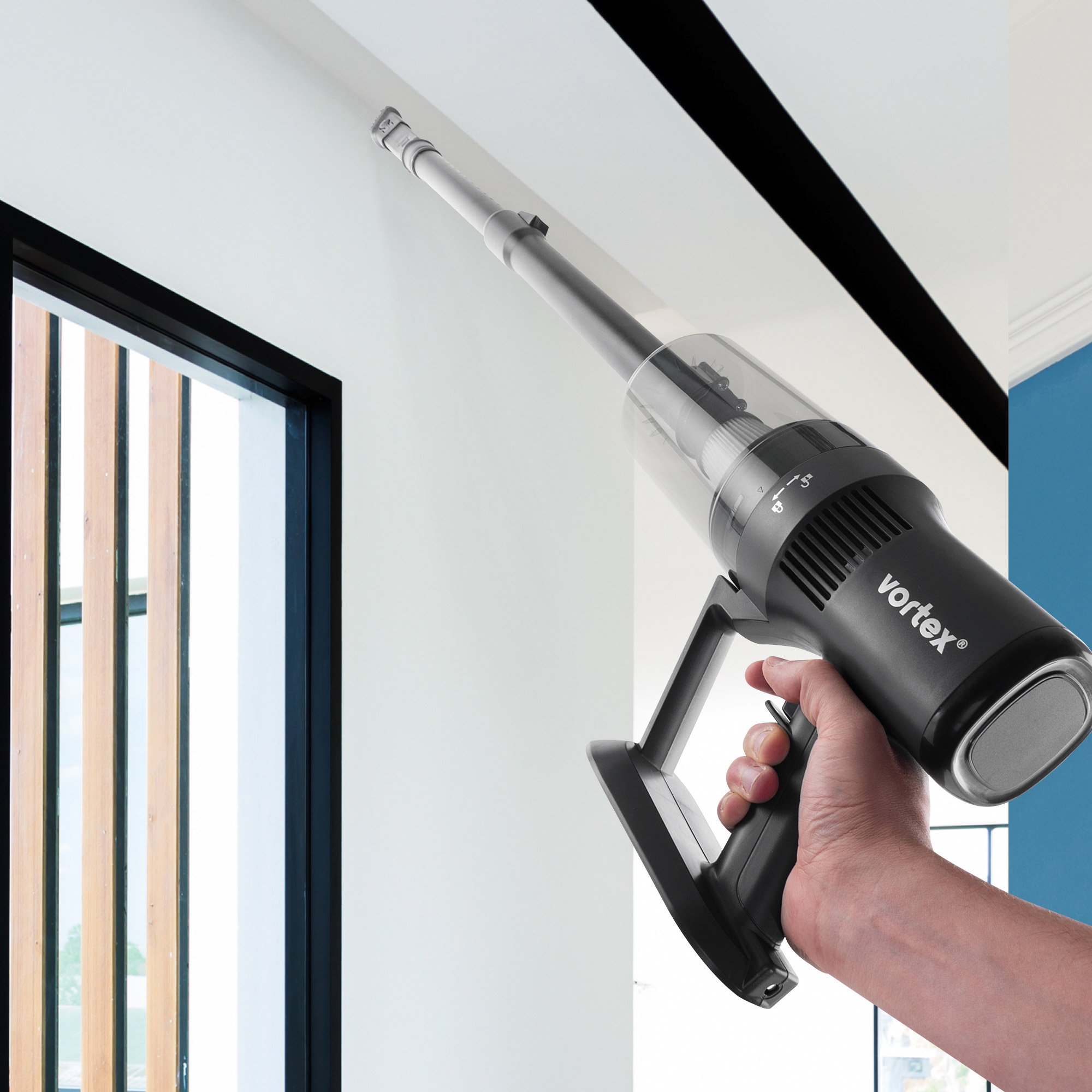 Voir la diapositive 8 : VORTEX Aspirateur balai 2 en 1 F11 - Gris