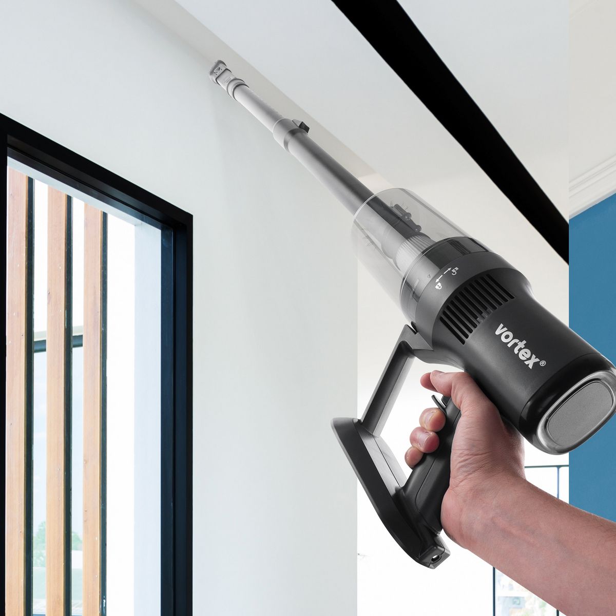 VORTEX Aspirateur balai 2 en 1 F11 - Gris