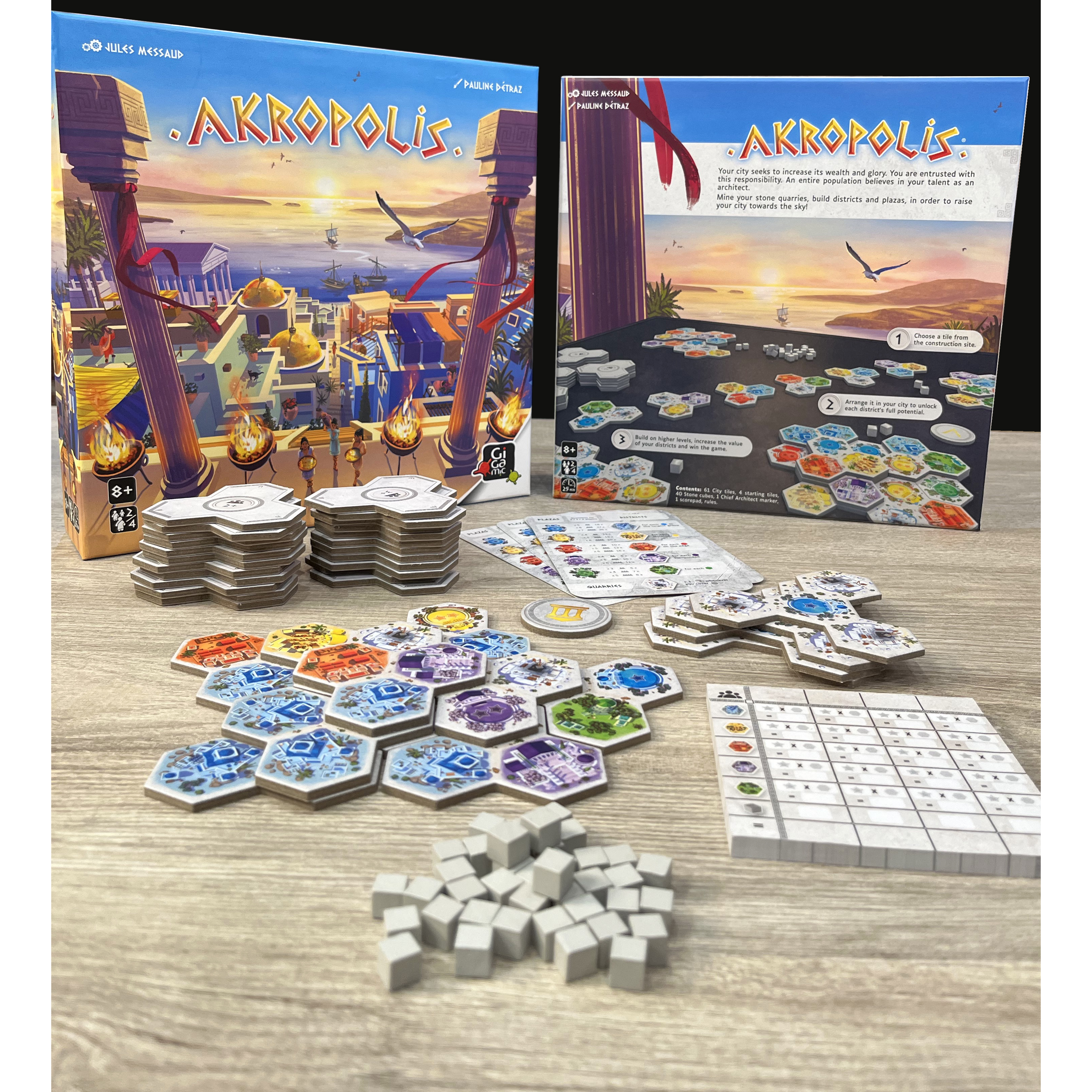 Voir la diapositive 2 : GIGAMIC Jeu Akropolis