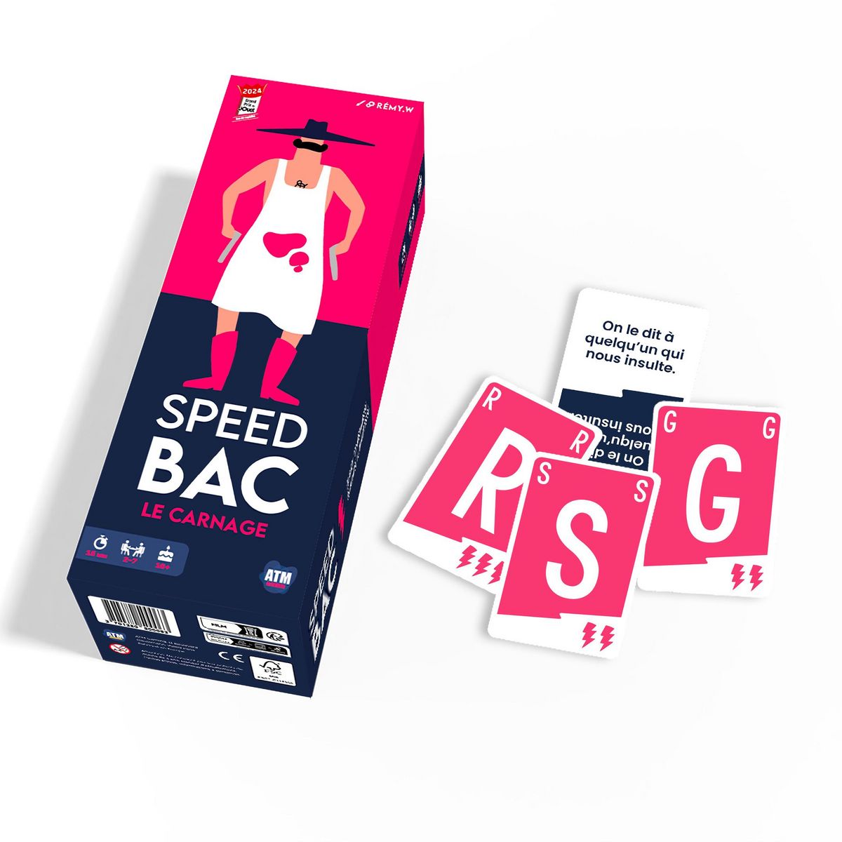 PIXIES GAMES Jeu Speed BAC rouge
