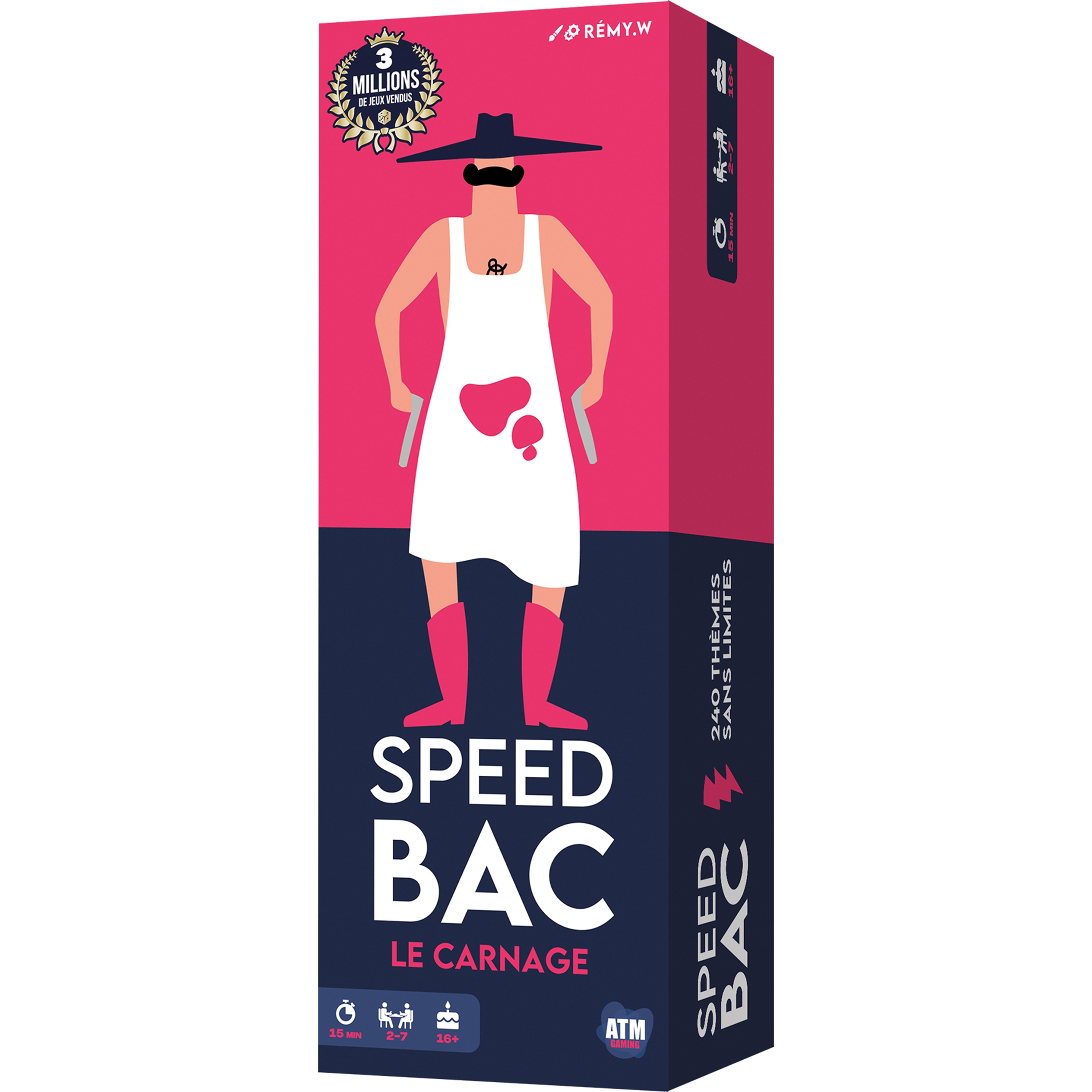 Voir la diapositive 3 : PIXIES GAMES Jeu Speed BAC rouge