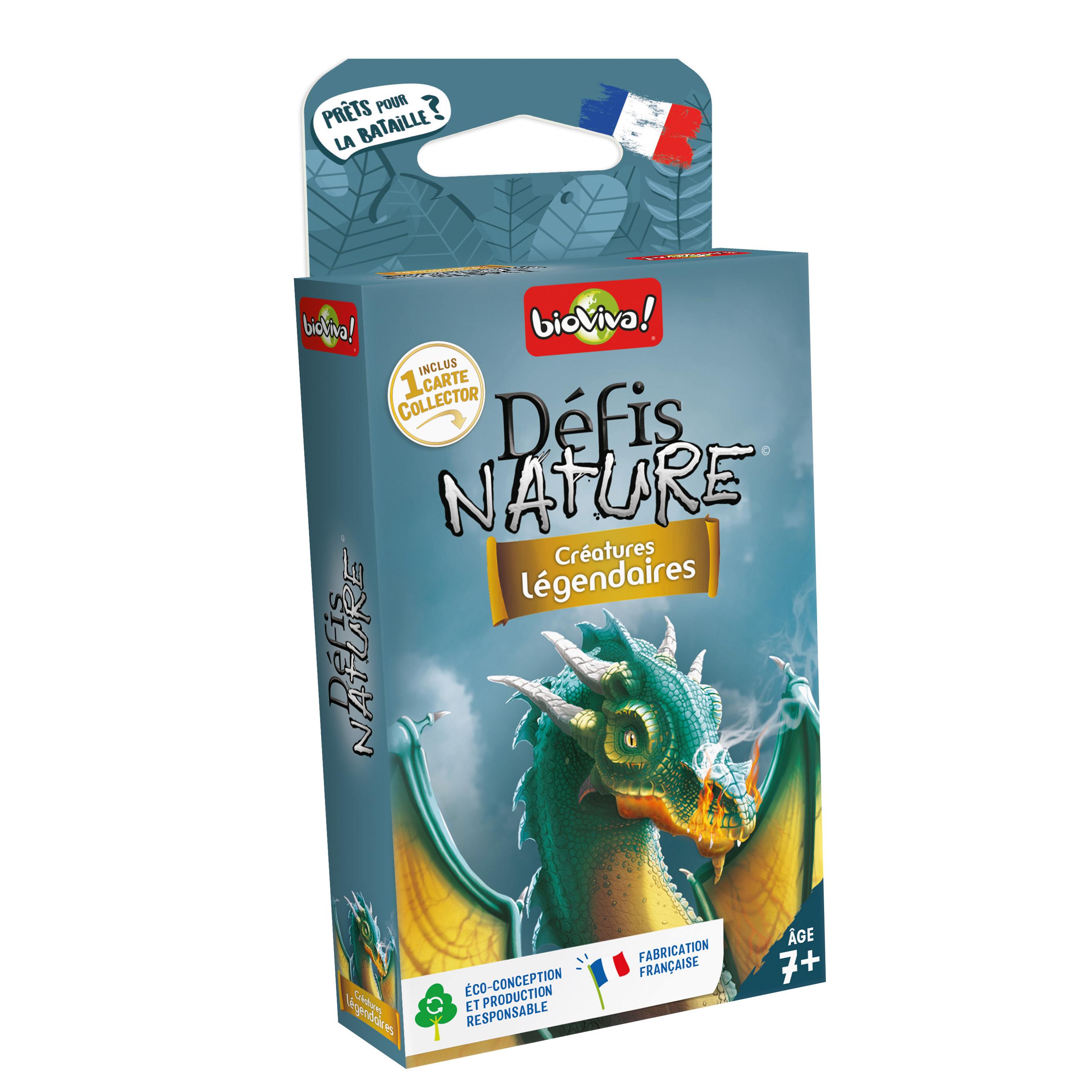 Voir la diapositive 2 : BIOVIVA Jeu Défis Nature Créatures Légendaires