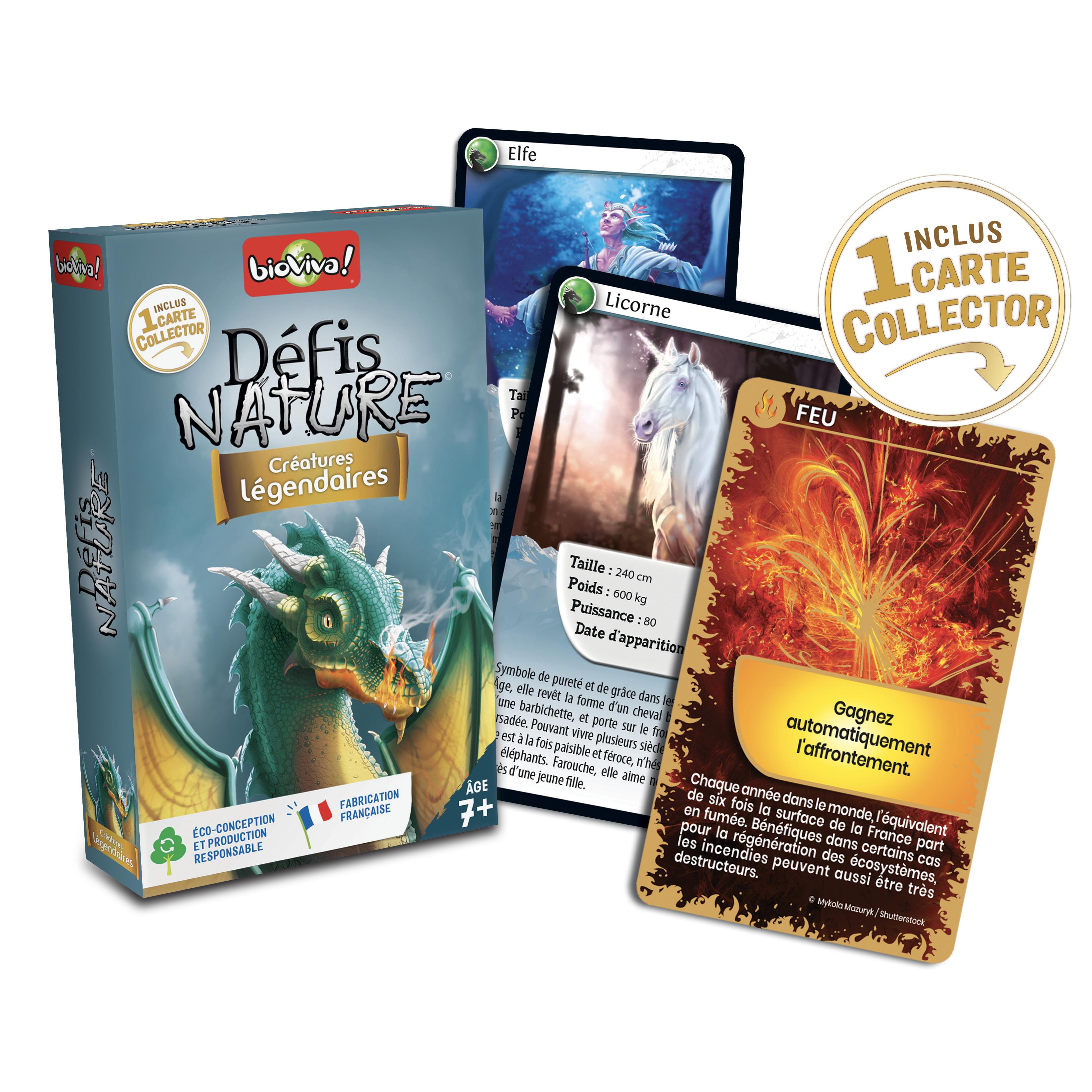 Voir la diapositive 4 : BIOVIVA Jeu Défis Nature Créatures Légendaires