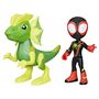 Voir la diapositive 2 : HASBRO Figurine Spidey + Dino Webs