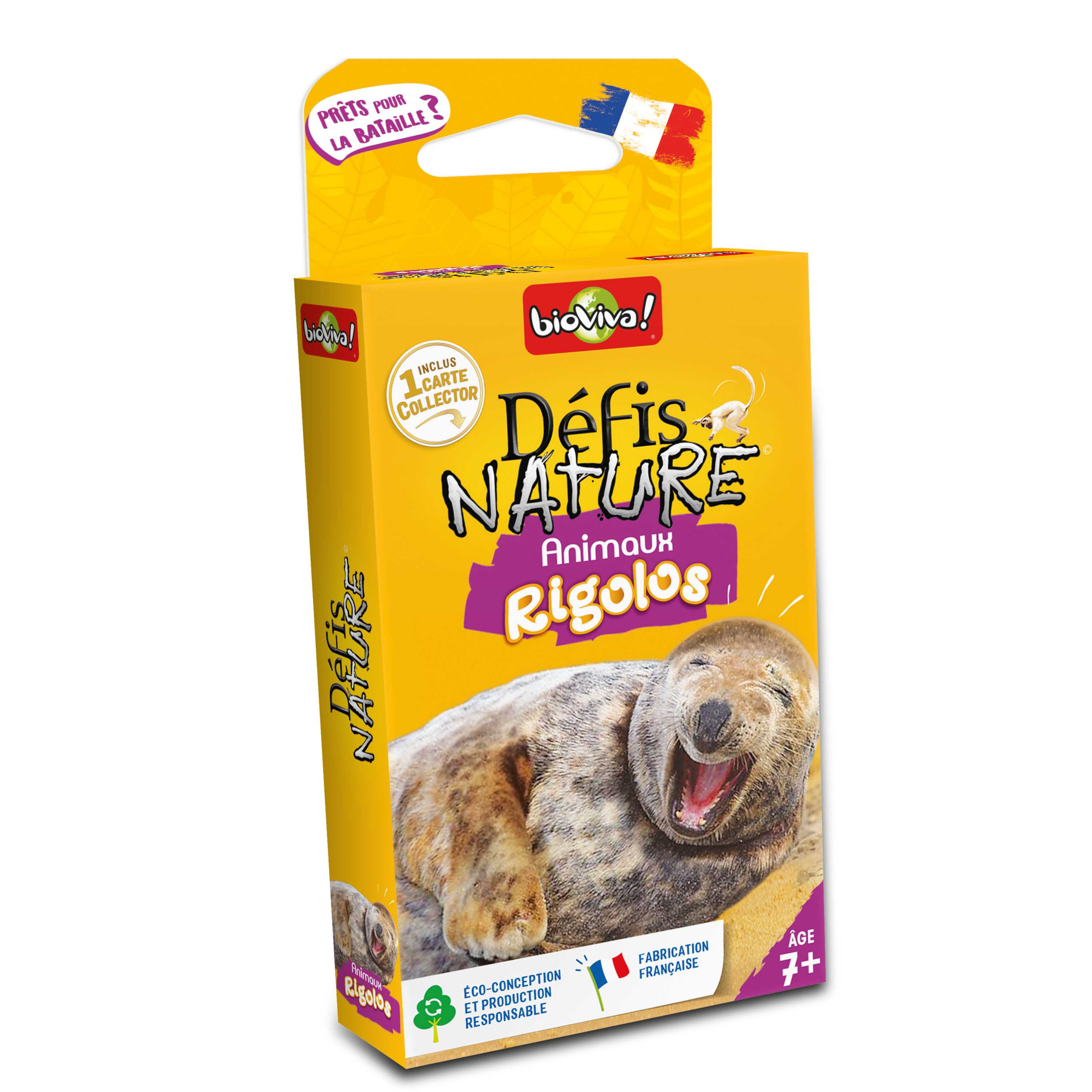 Voir la diapositive 2 : BIOVIVA Jeu Défis Nature Animaux rigolos