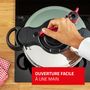 Voir la diapositive 3 : SEB Autocuiseur 7,5 litres tous feux dont induction Clipso Minut Easy