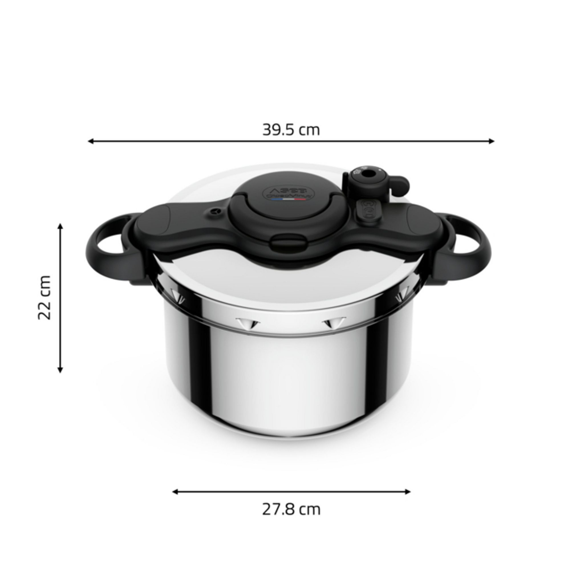 Voir la diapositive 7 : SEB Autocuiseur 7,5 litres tous feux dont induction Clipso Minut Easy