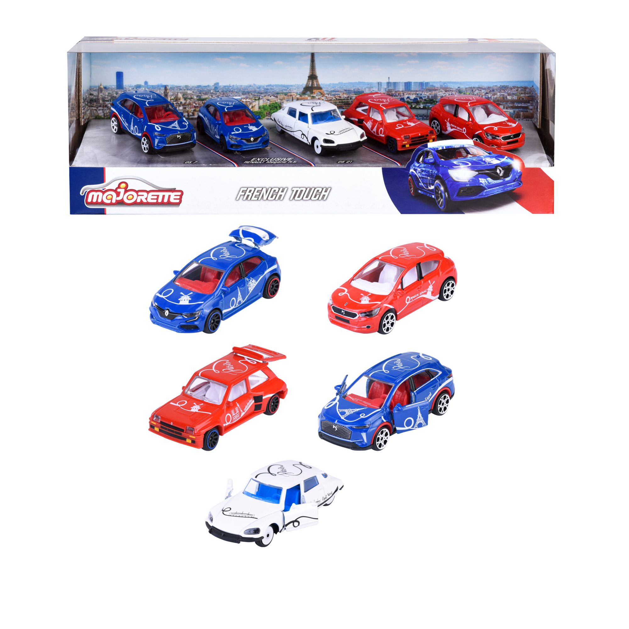 Voir la diapositive 2 : SMOBY Pack de 5 véhicules French Touch PARIS 1964 - 2024
