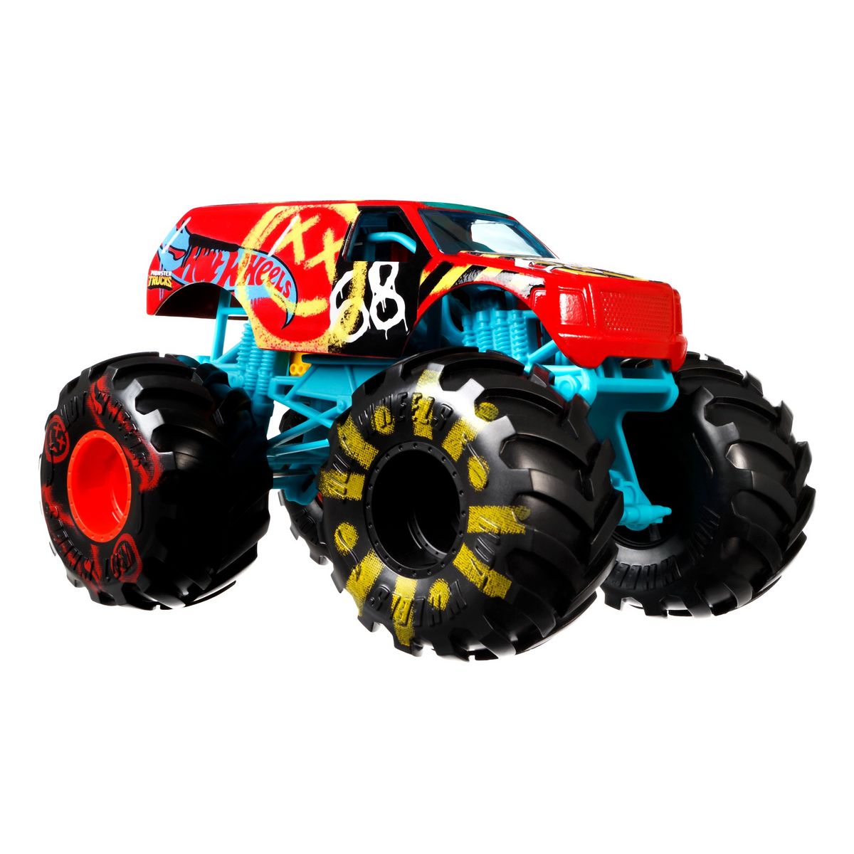 MATTEL Véhicule HotWheels Monster Truck Oversized