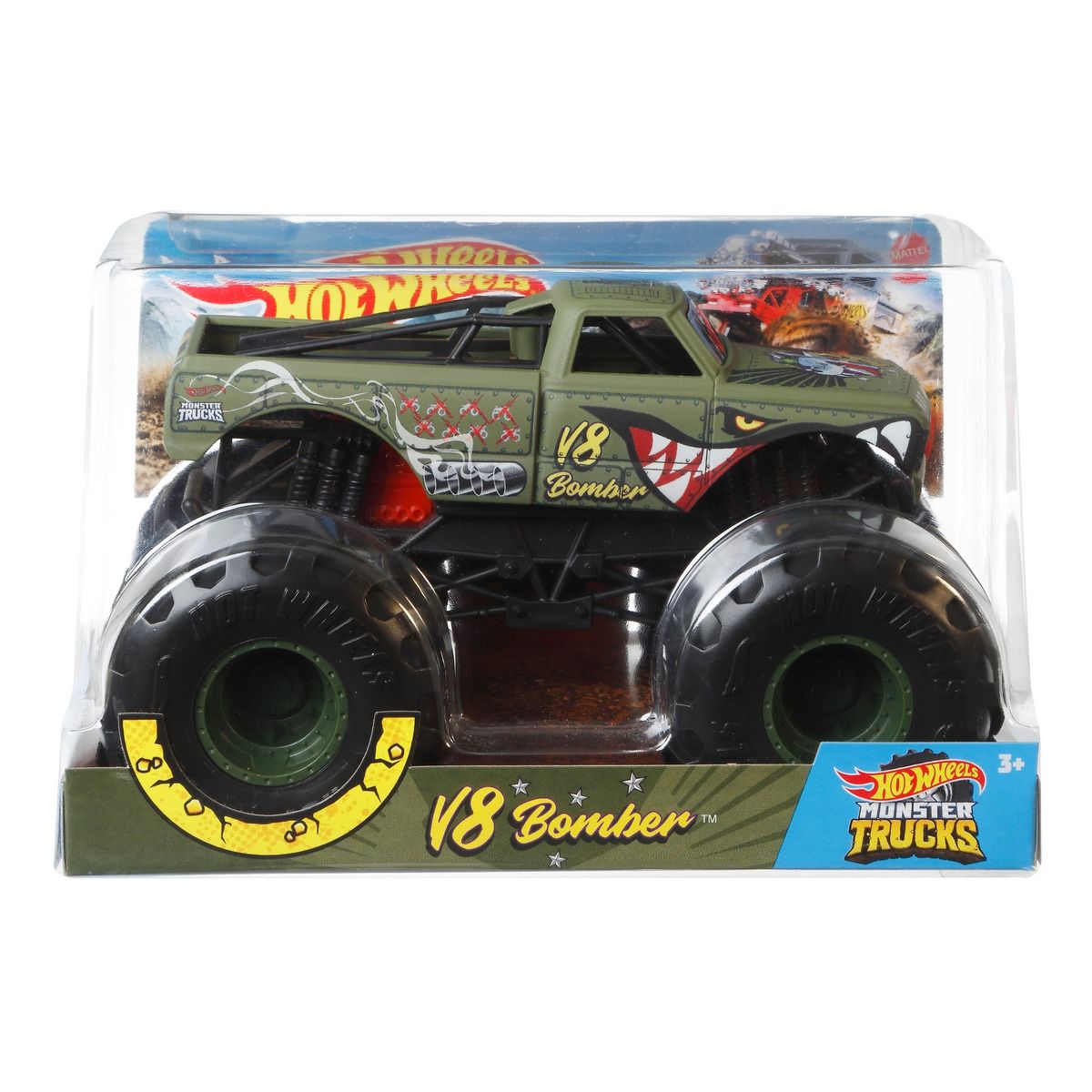 MATTEL Véhicule HotWheels Monster Truck Oversized