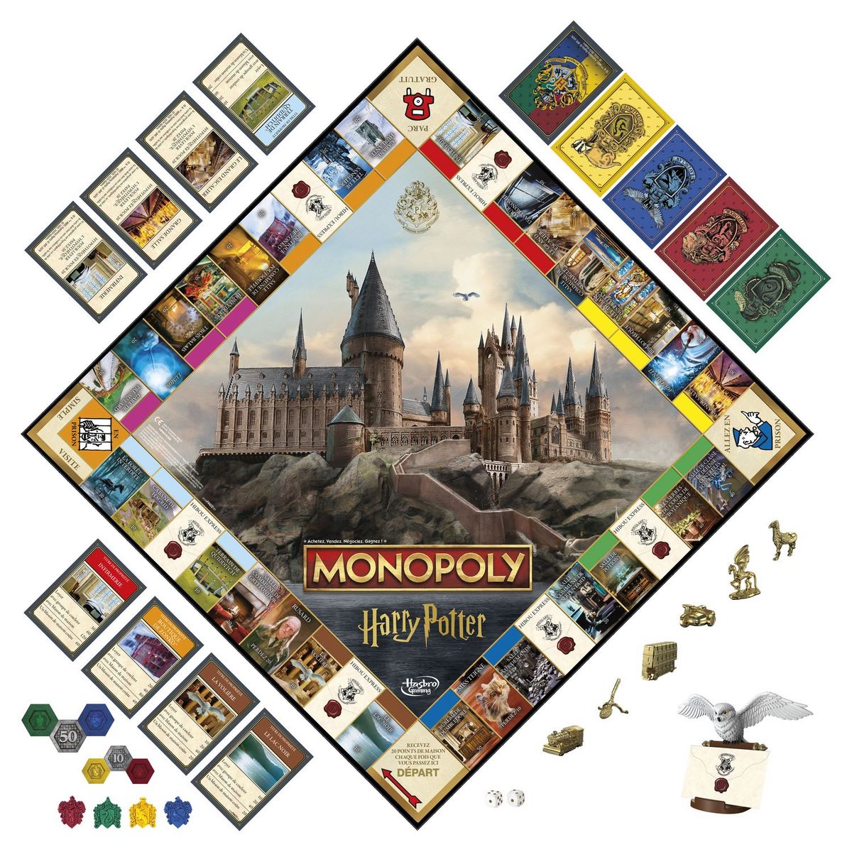 HASBRO Jeu Monopoly Harry Potter