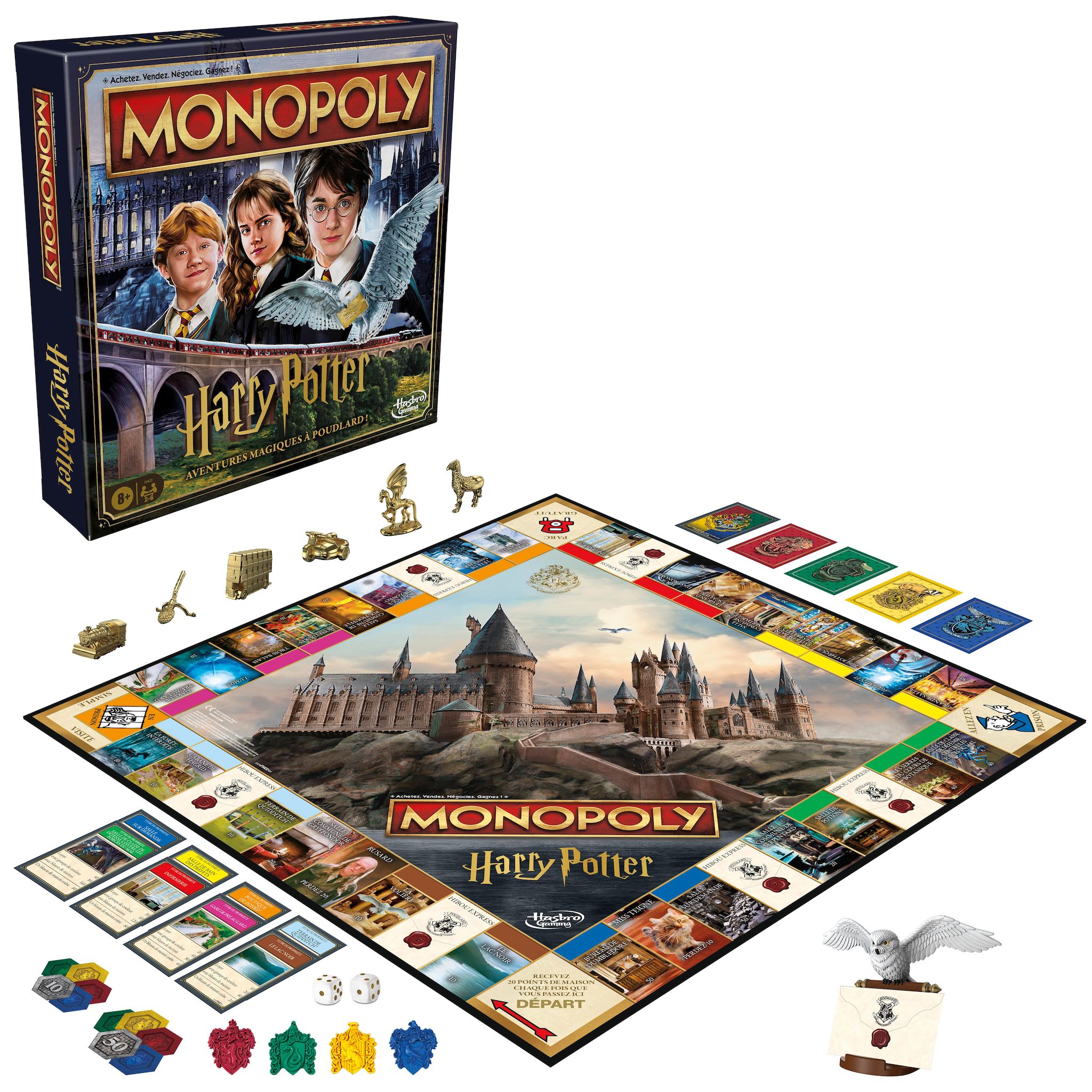 Voir la diapositive 9 : HASBRO Jeu Monopoly Harry Potter