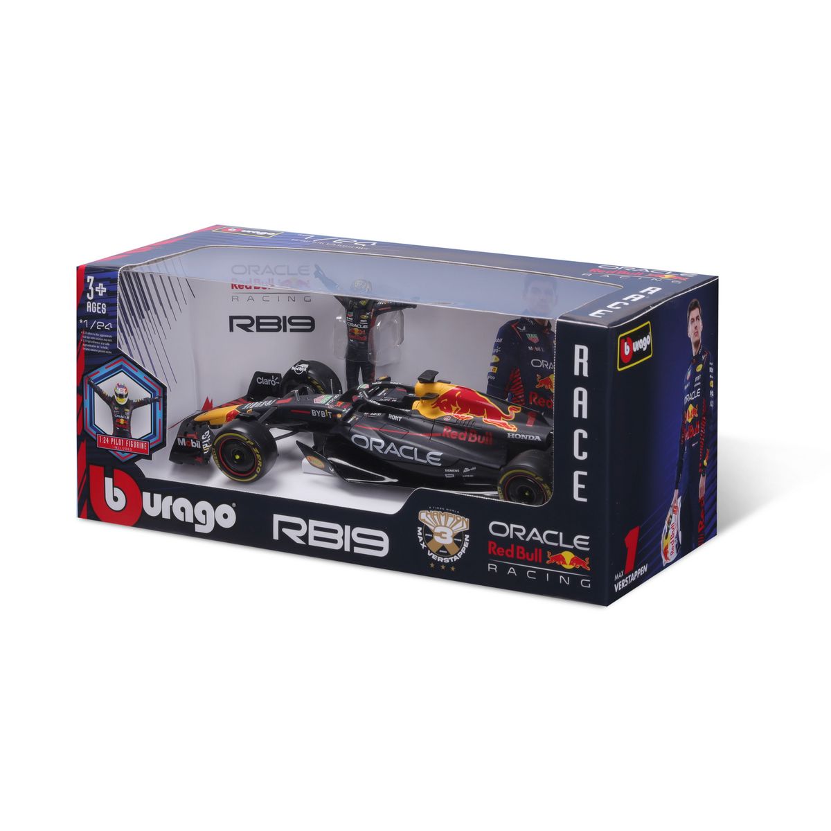 BBURAGO Voiture F1 Red Bull Racer 19 échelle 1/24ème