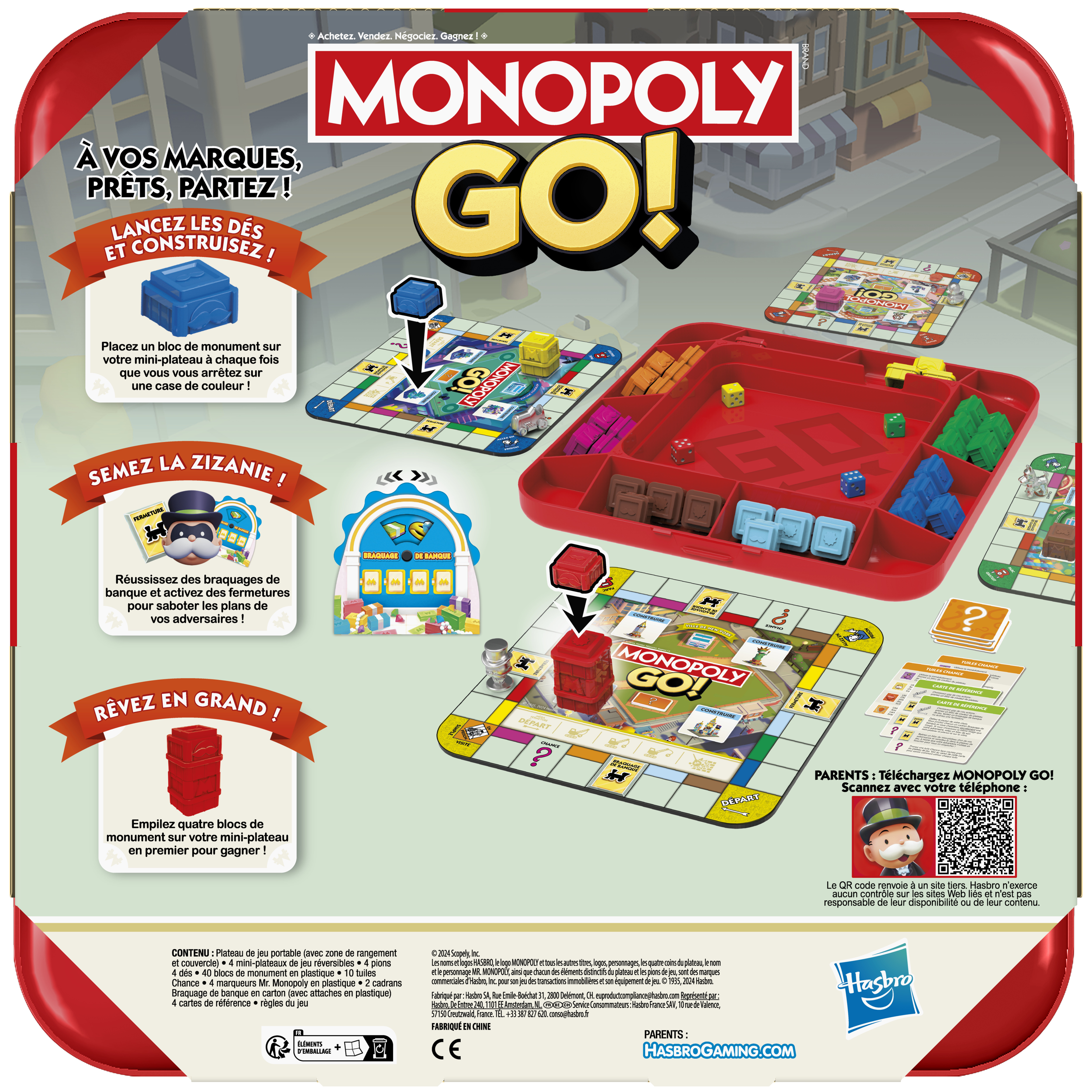 Voir la diapositive 4 : HASBRO Jeu Monopoly GO