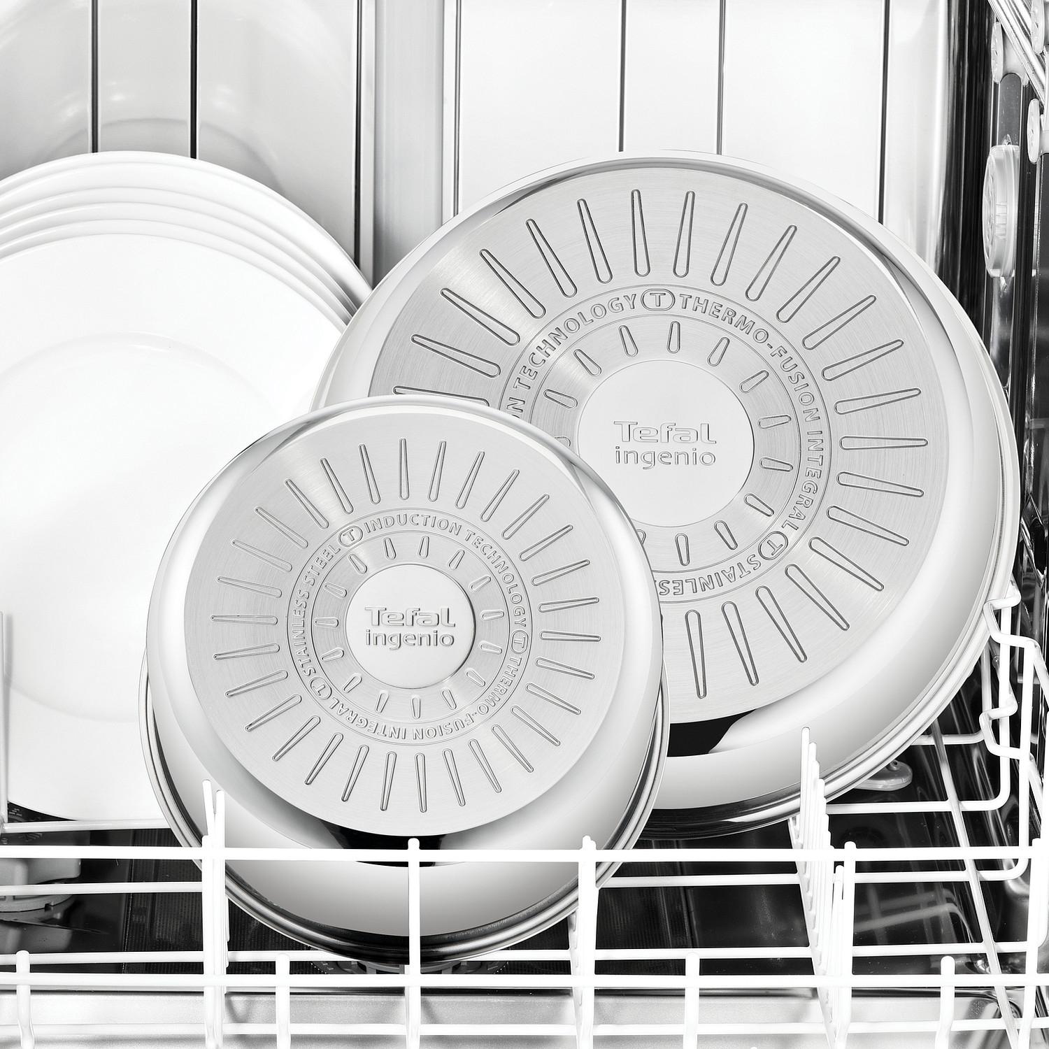 Voir la diapositive 4 : TEFAL Batterie de cuisine inox 13 pièces tous feux dont induction EMOTION