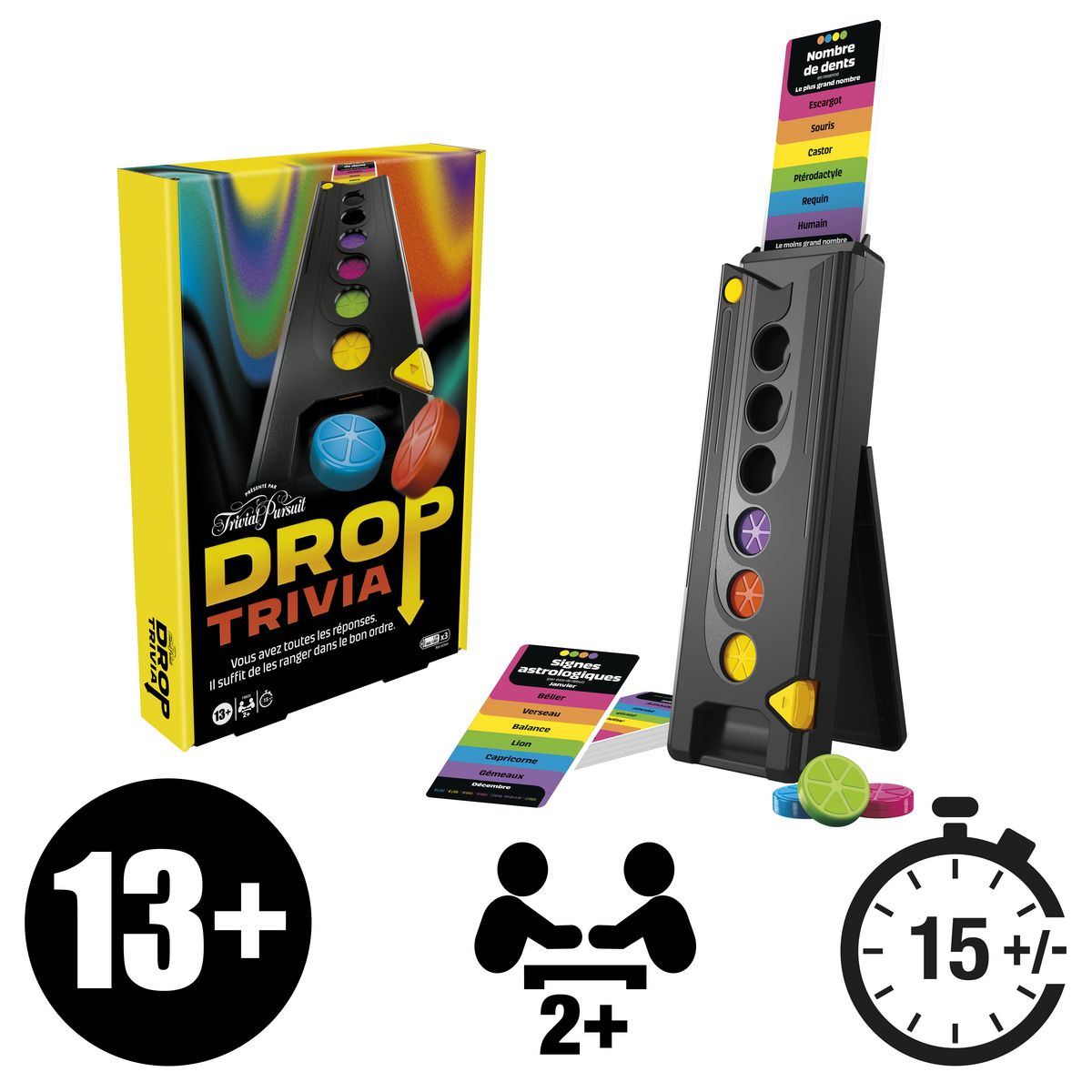 HASBRO Jeu Trivial Pursuit Drop Trivia