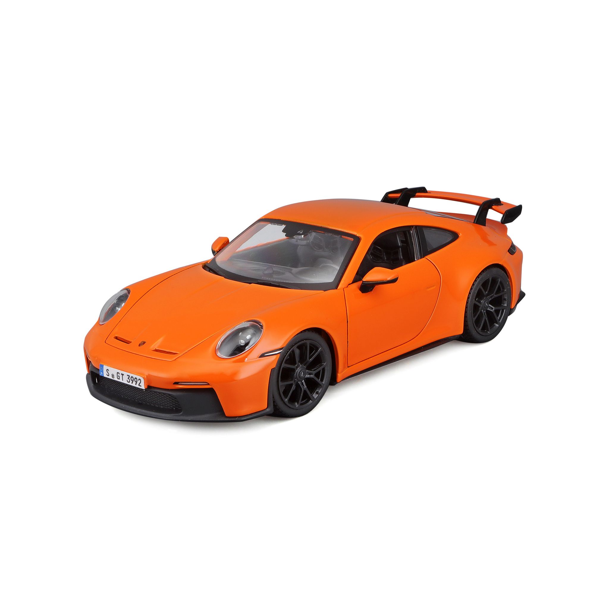 Voir la diapositive 2 : BBURAGO Voiture Porsche 911 GT - Orange échelle 1/24ème