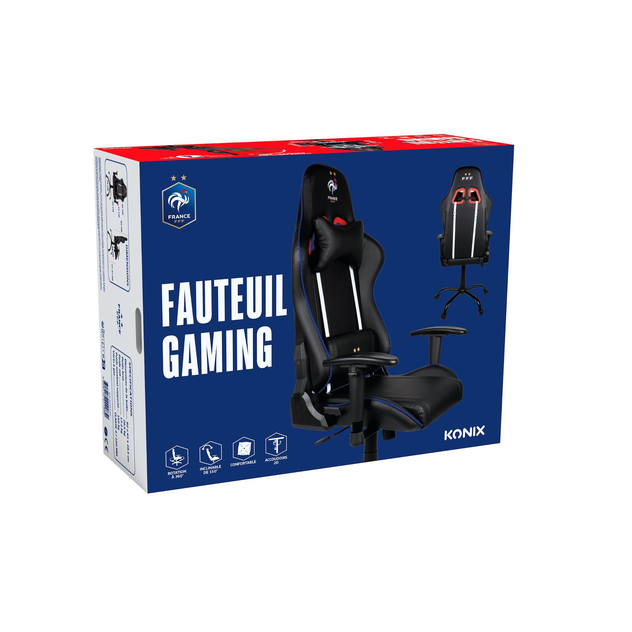 Voir la diapositive 10 : Fauteuil Gaming FFF