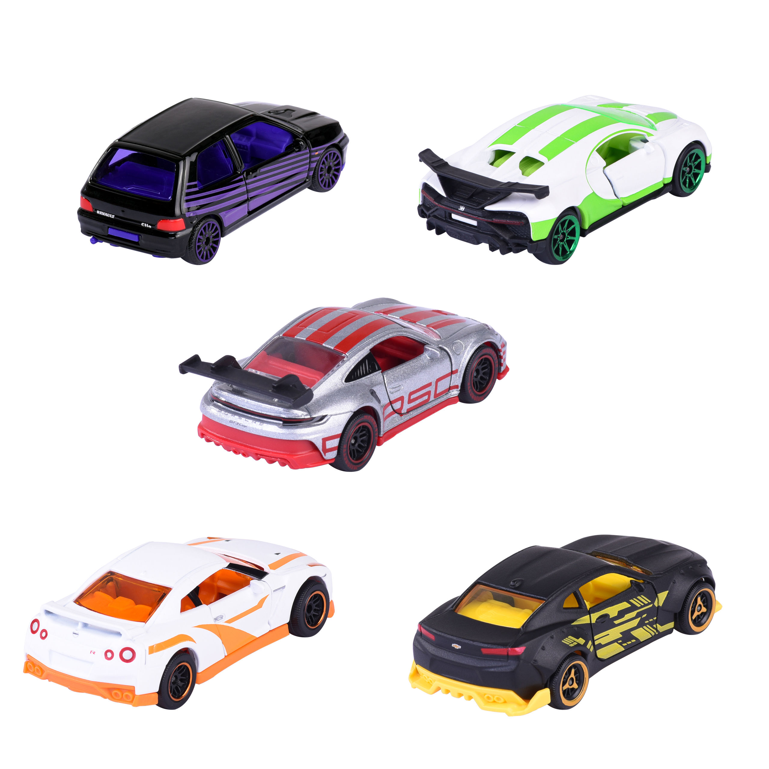 Voir la diapositive 2 : SMOBY Pack de 5 voitures Giftpack Majorette