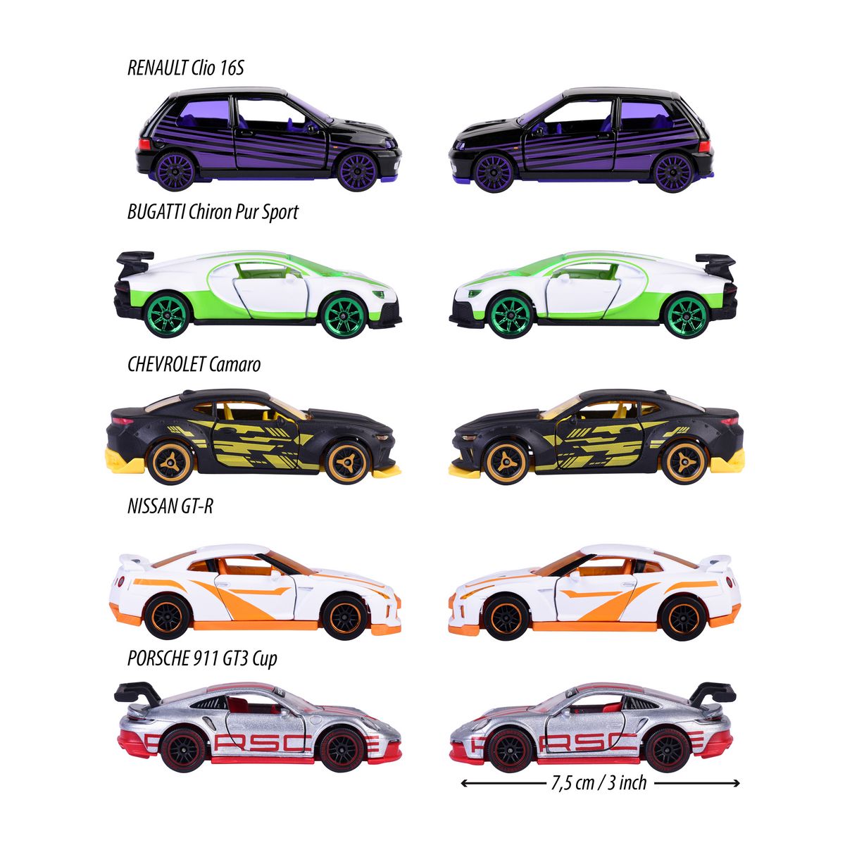 SMOBY Pack de 5 voitures Giftpack Majorette