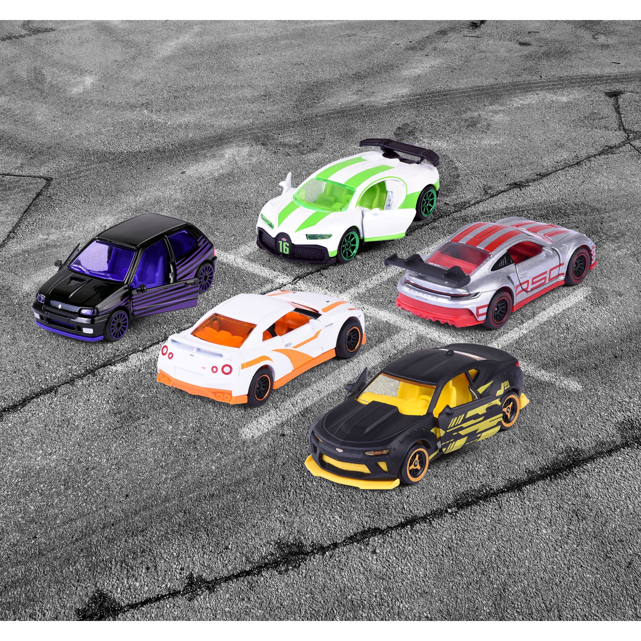 Voir la diapositive 5 : SMOBY Pack de 5 voitures Giftpack Majorette