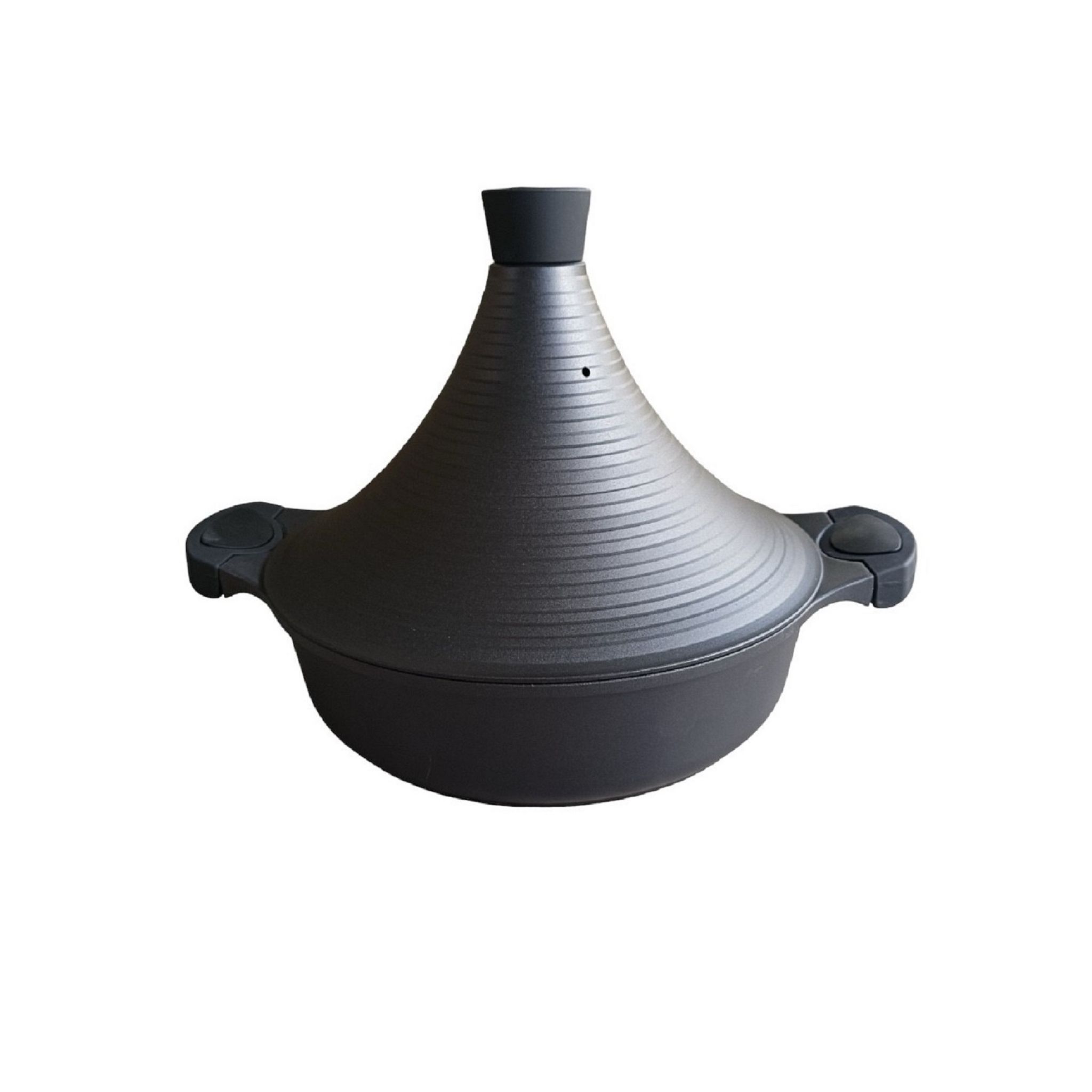 Tajine 32cm fonte d'aluminium noir revêtement anti-adhérent