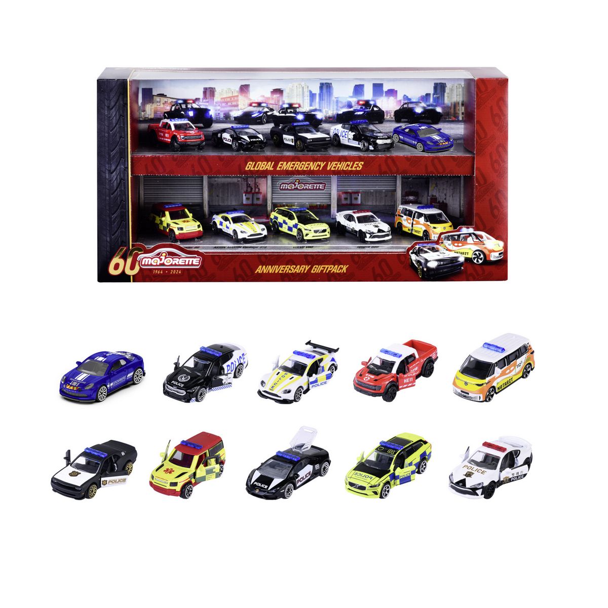 SMOBY Pack de voitures Majorette 60 ans
