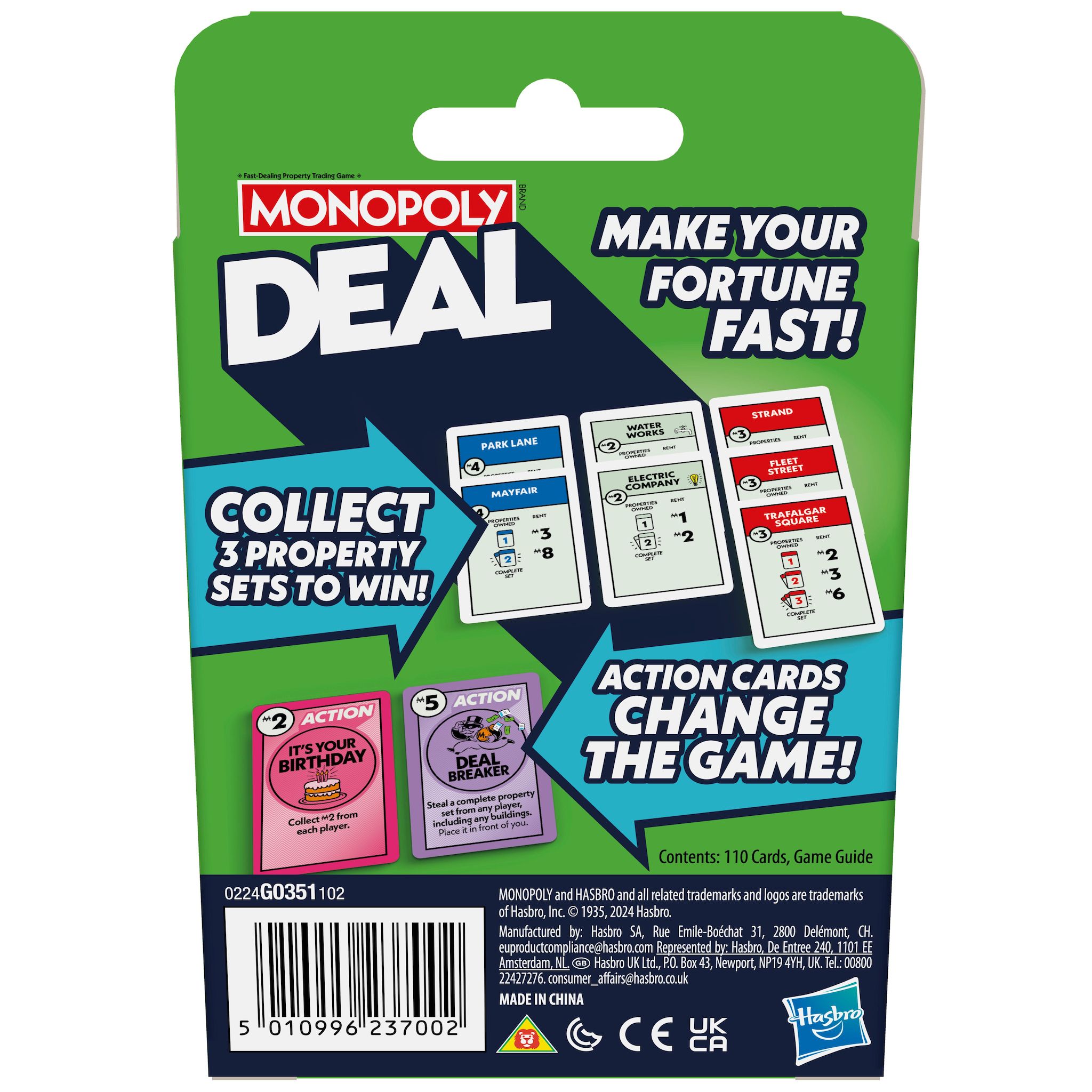Voir la diapositive 2 : HASBRO Jeu Monopoly Deal