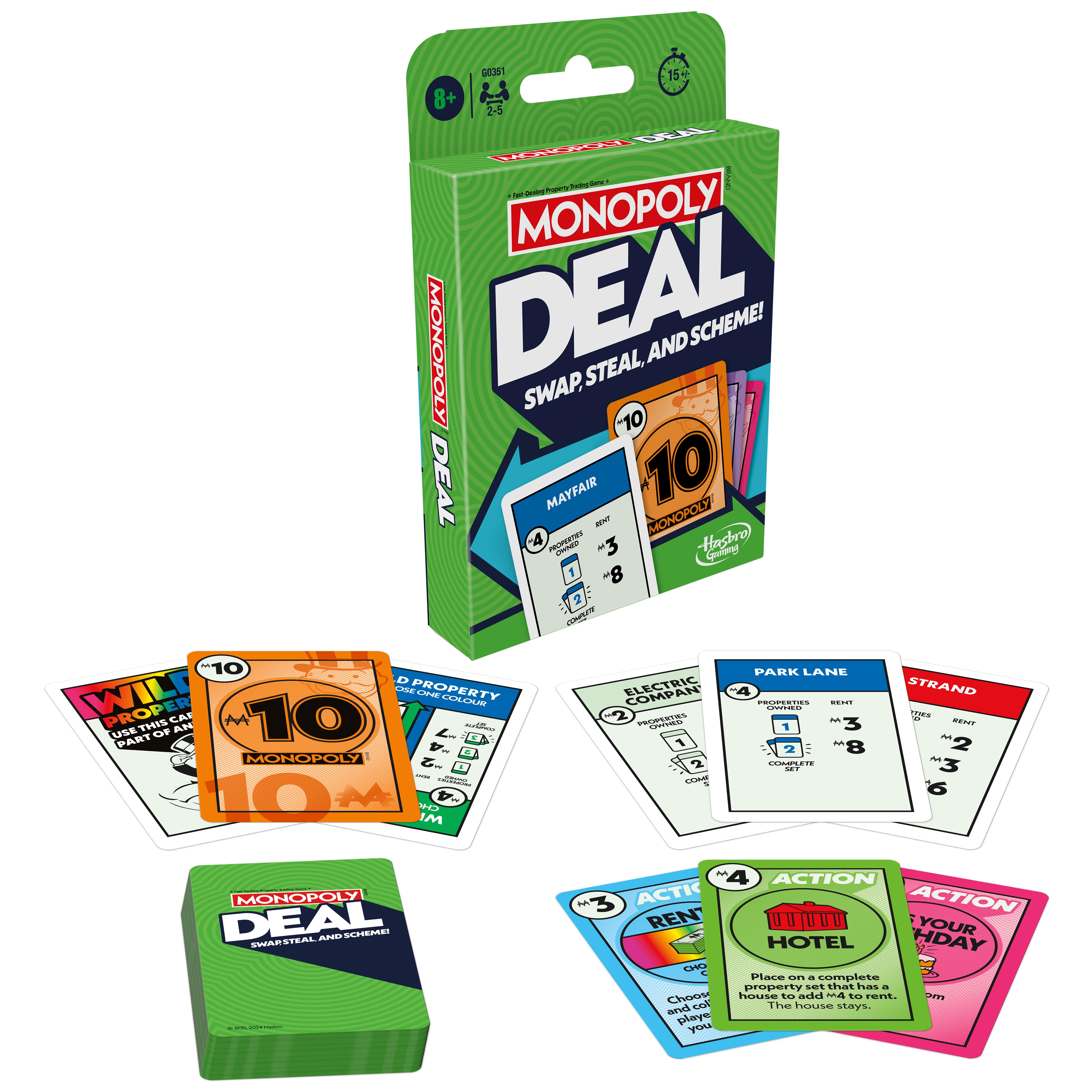 Voir la diapositive 3 : HASBRO Jeu Monopoly Deal