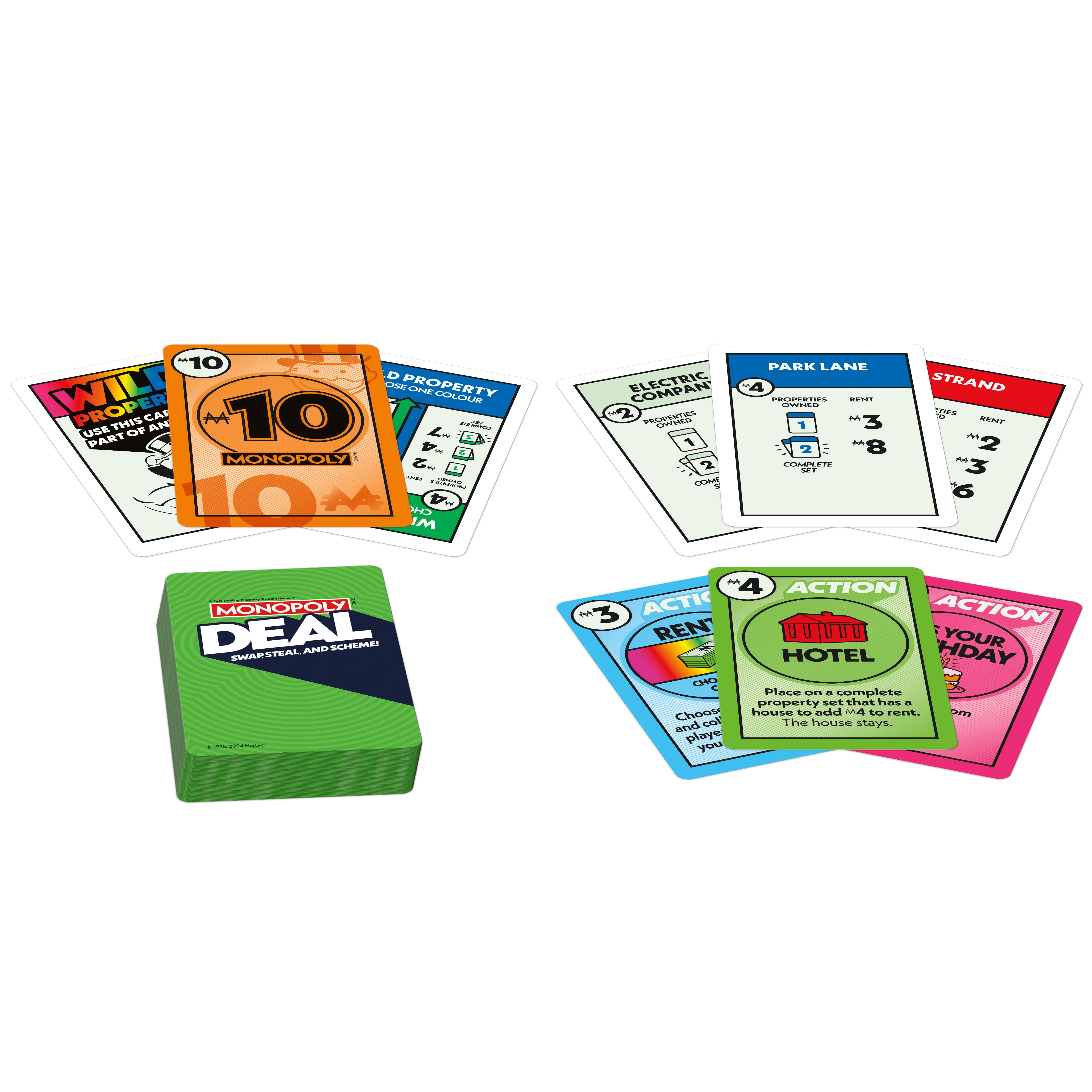 Voir la diapositive 6 : HASBRO Jeu Monopoly Deal