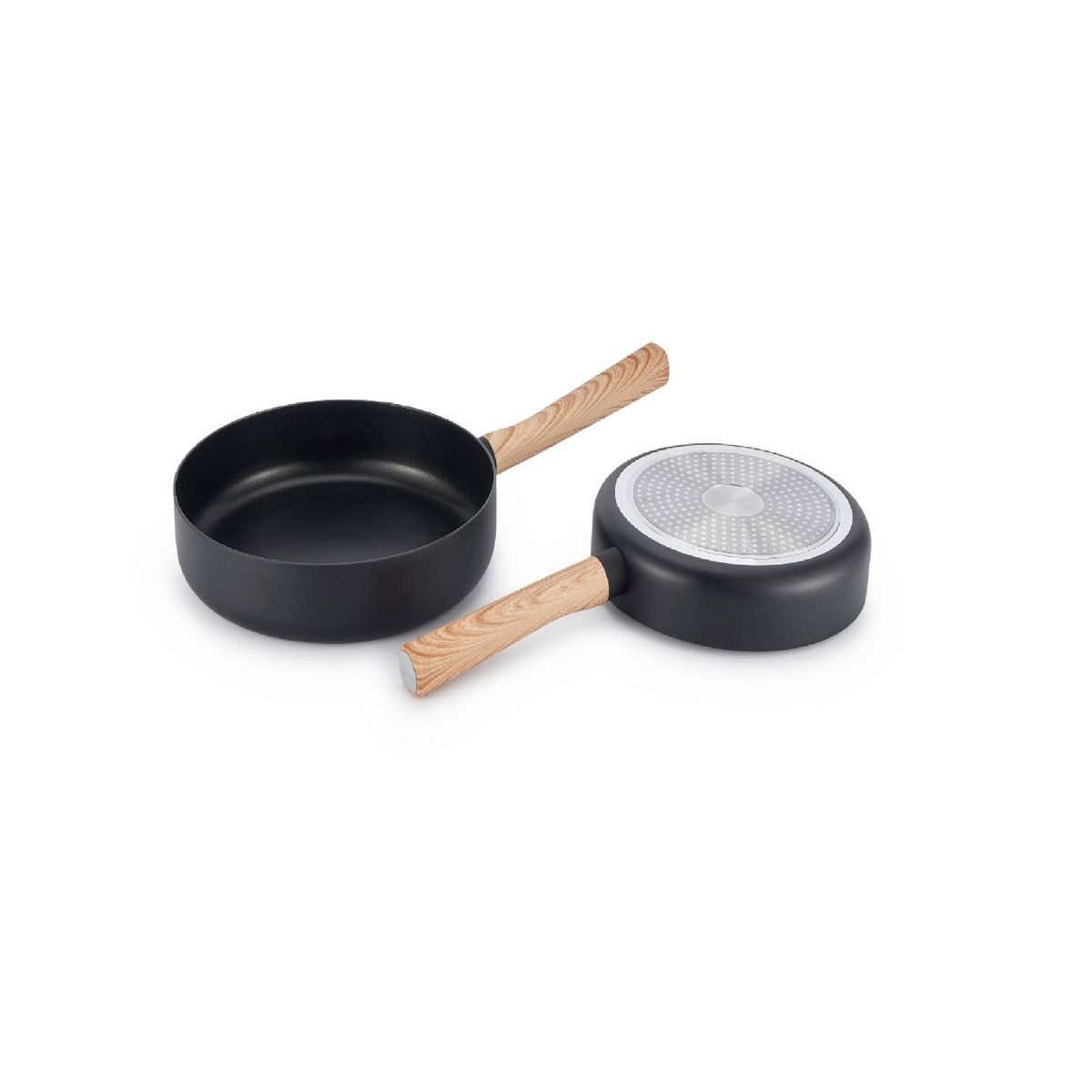 Poêle 30 cm Tous feux dont induction aluminium forgé