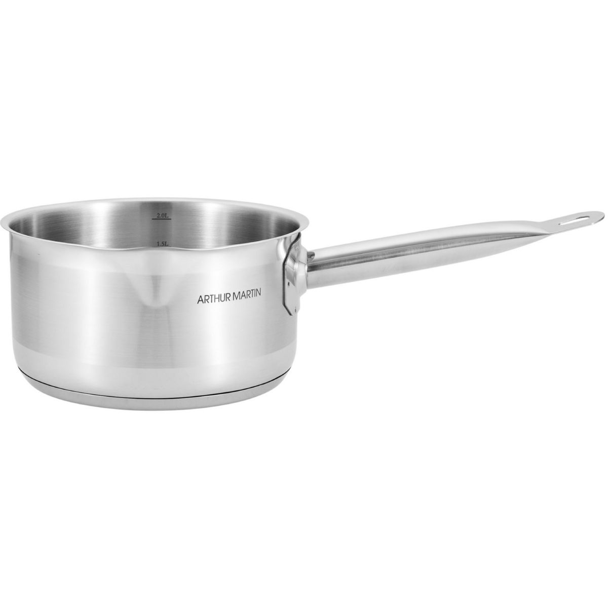 ARTHUR MARTIN Casserole 18cm inox tous feux dont induction