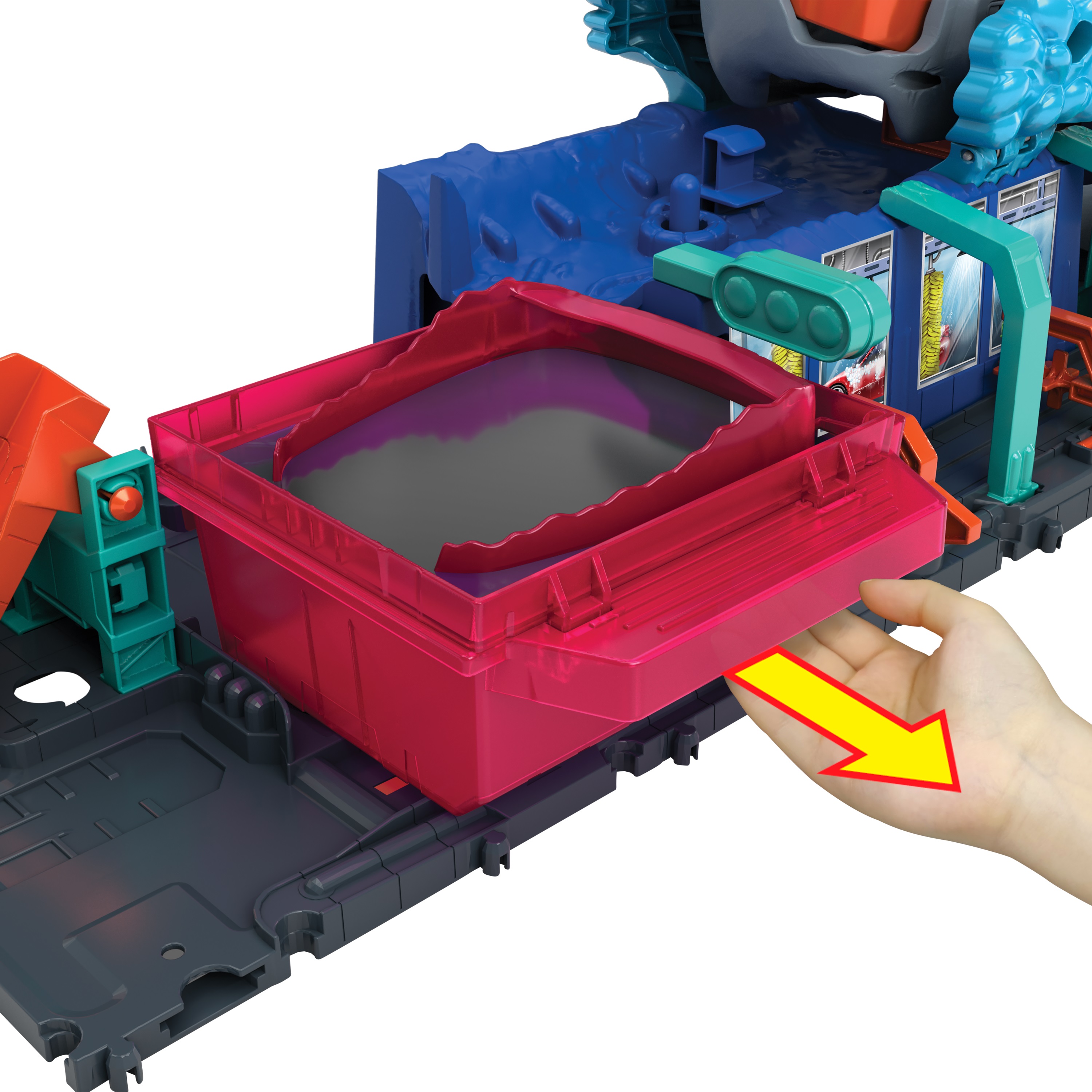 Voir la diapositive 5 : MATTEL Coffret Station de lavage Ultra requin