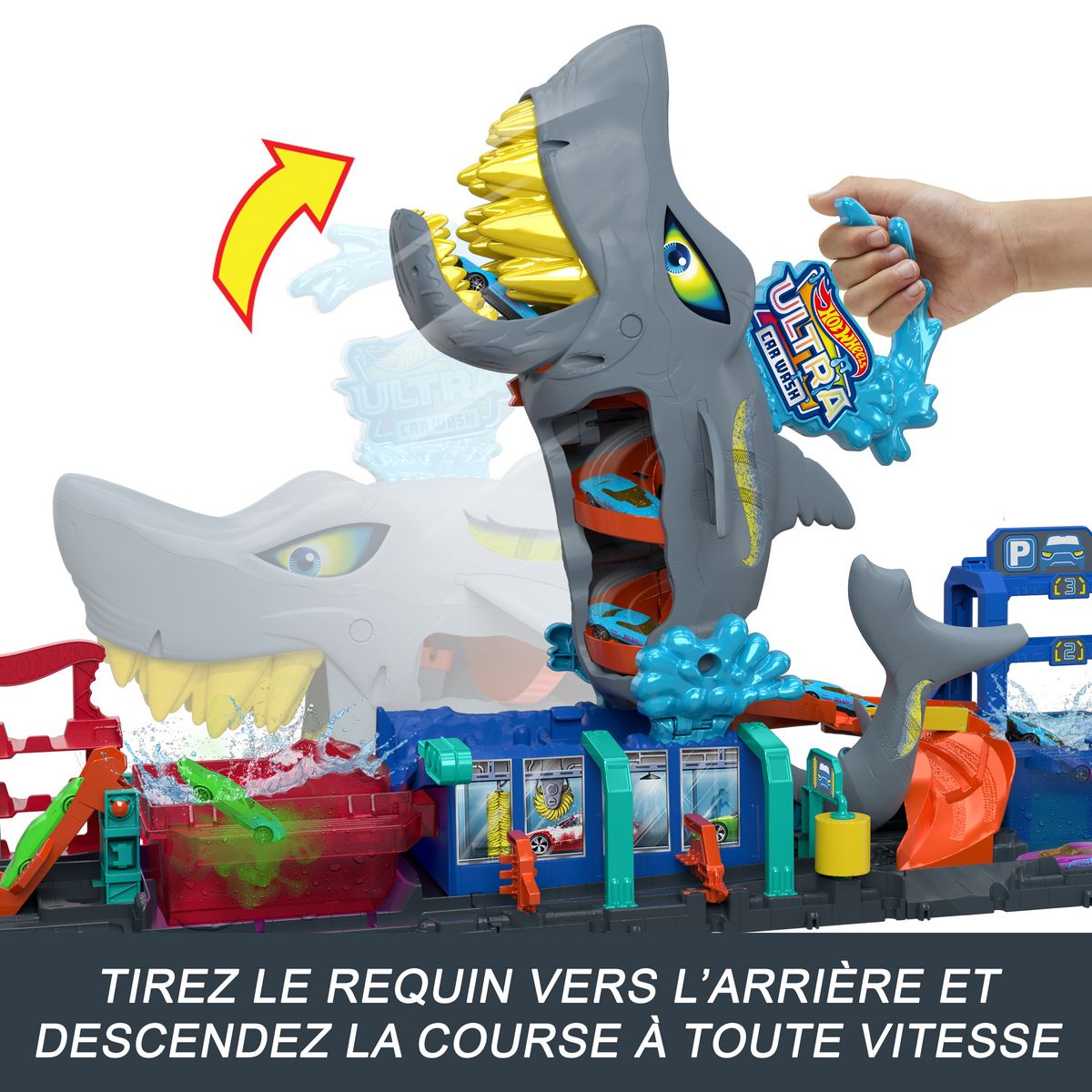 MATTEL Coffret Station de lavage Ultra requin