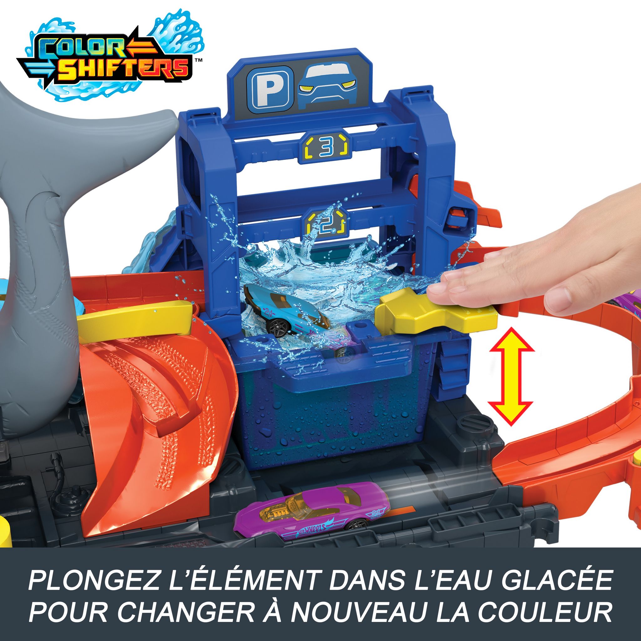 Voir la diapositive 9 : MATTEL Coffret Station de lavage Ultra requin