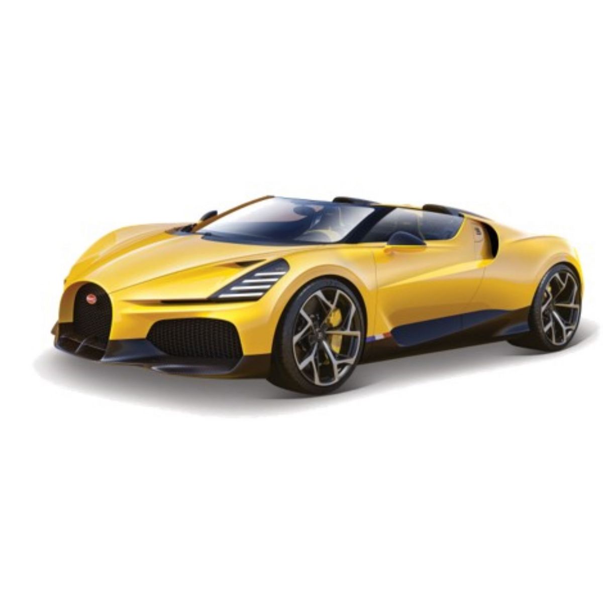 BBURAGO Voiture Bugatti Mistral échelle 1/18ème - Jaune