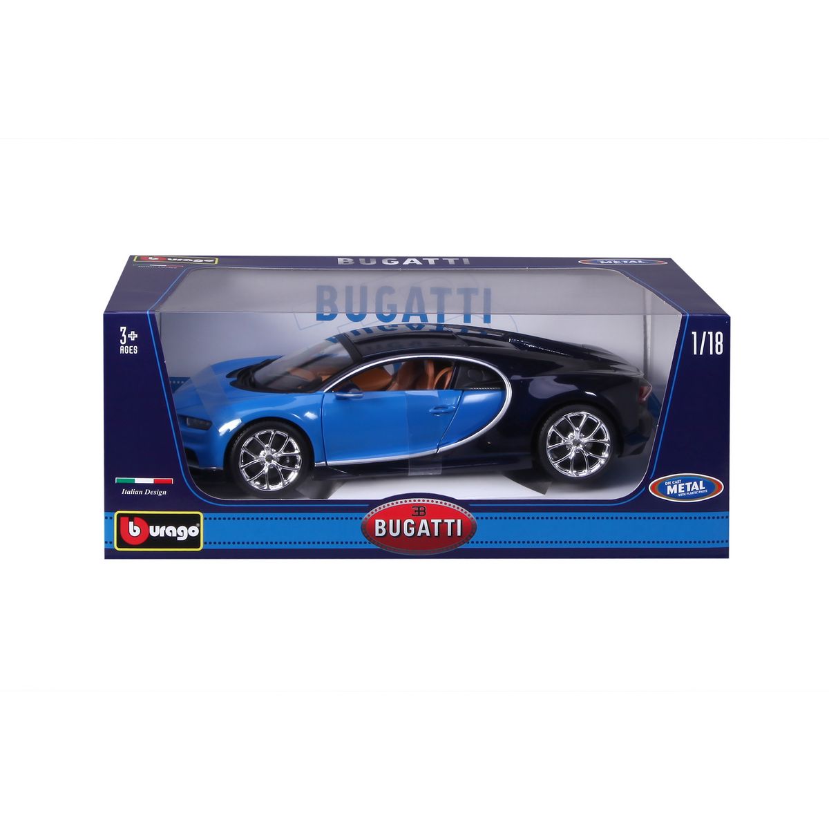 BBURAGO Voiture Lamborghini échelle 1/18ème - Bleu/noir