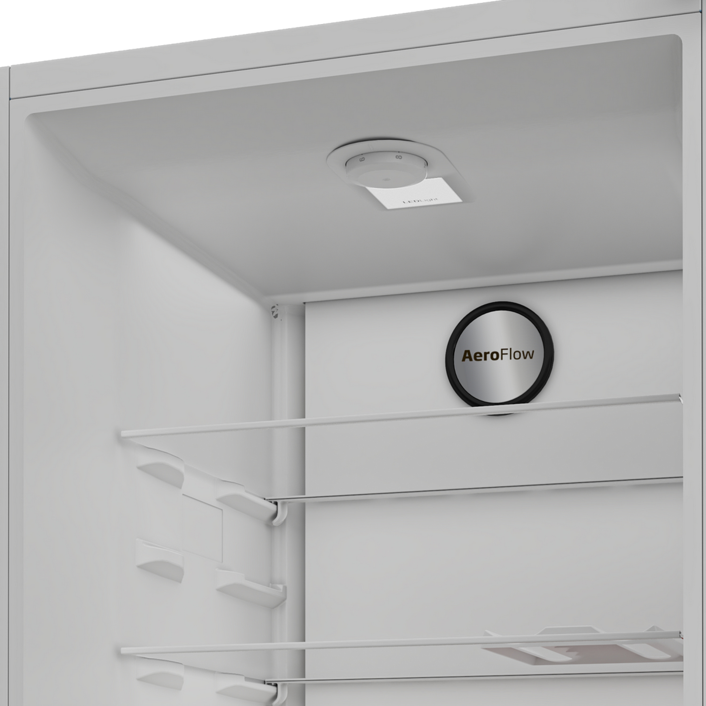 Voir la diapositive 3 : BEKO Réfrigérateur armoire B1RMLNE444W, 365 L, Froid ventilé, E