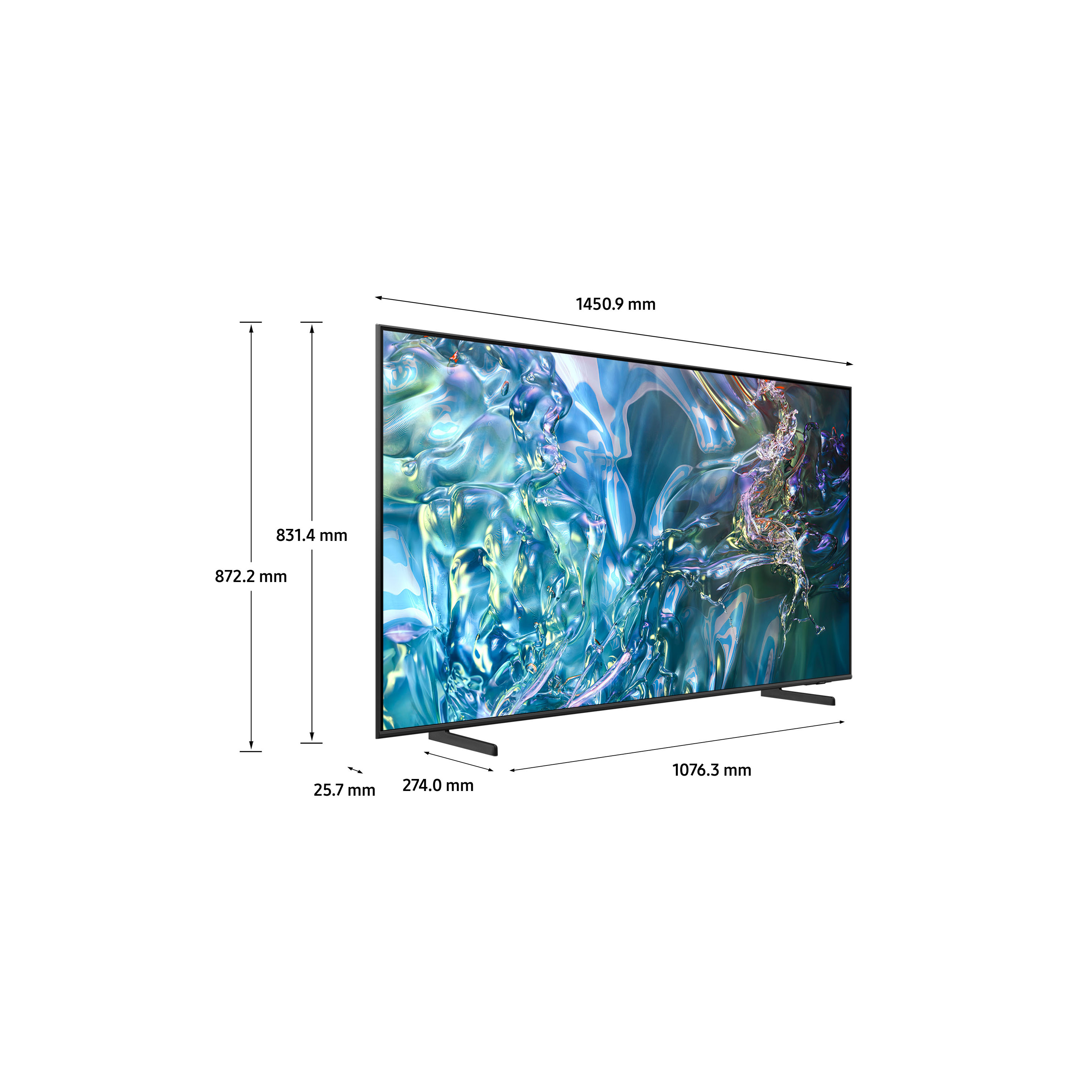 Voir la diapositive 6 : SAMSUNG TV QLED TQ65Q60D 2024