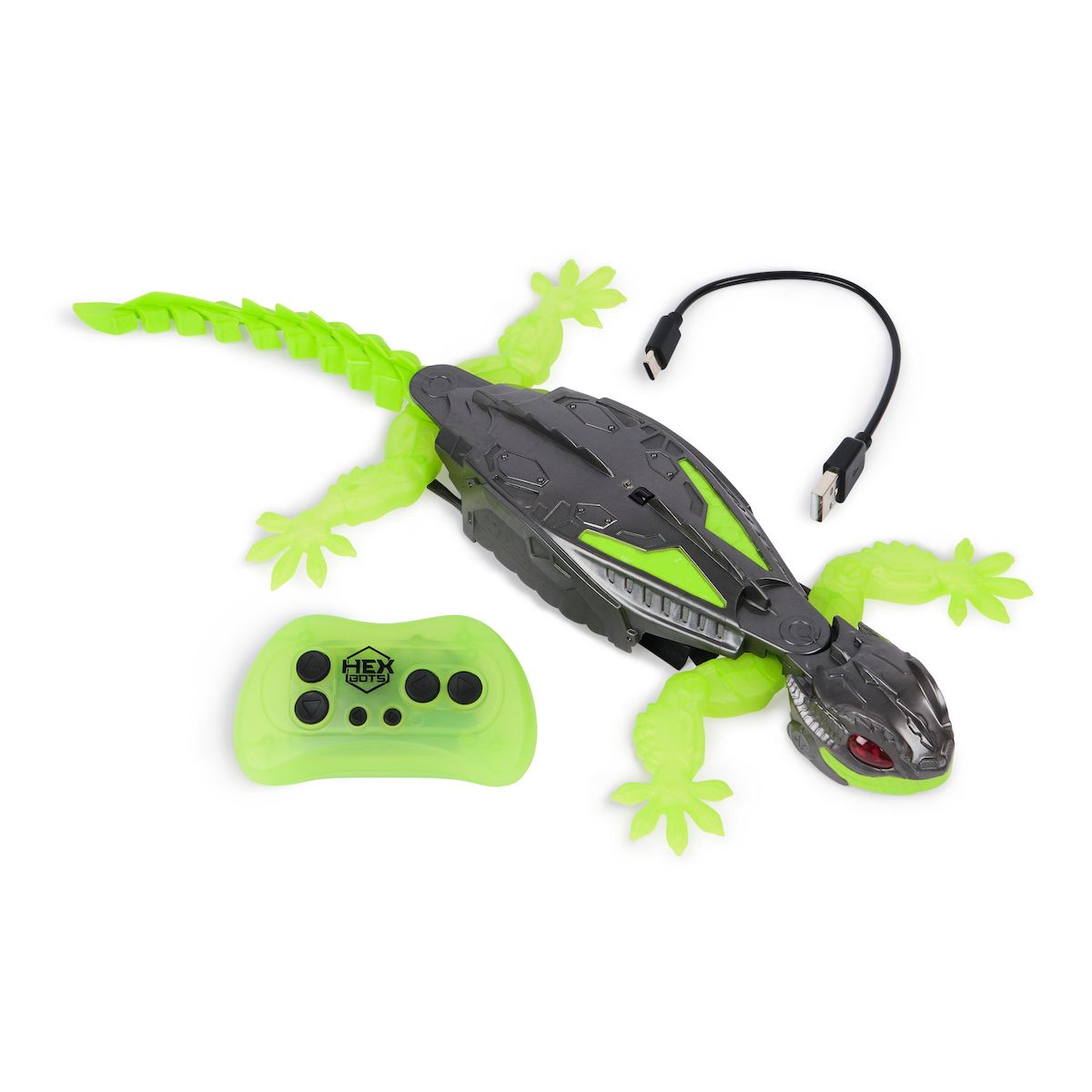SPIN MASTER Figurine Gecko Grimpeur de mur HEX BOTS