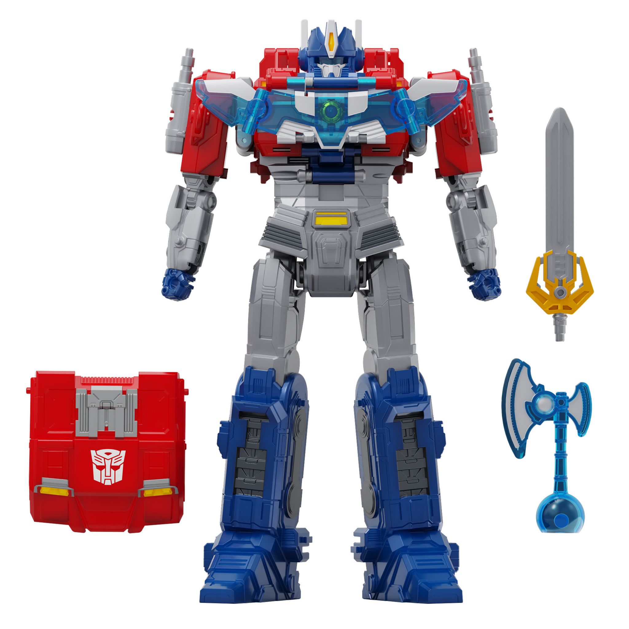 Voir la diapositive 8 : HASBRO Figurine Transformers Power Flip Optimus Prime