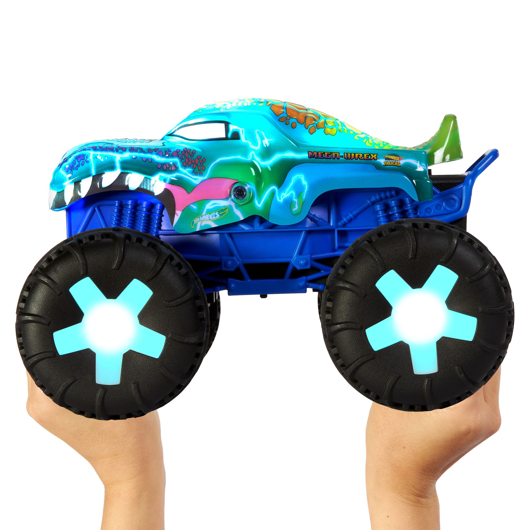 Voir la diapositive 3 : MATTEL Voiture Radiocommandée Monster Trucks Mega Wrex échelle 1/15