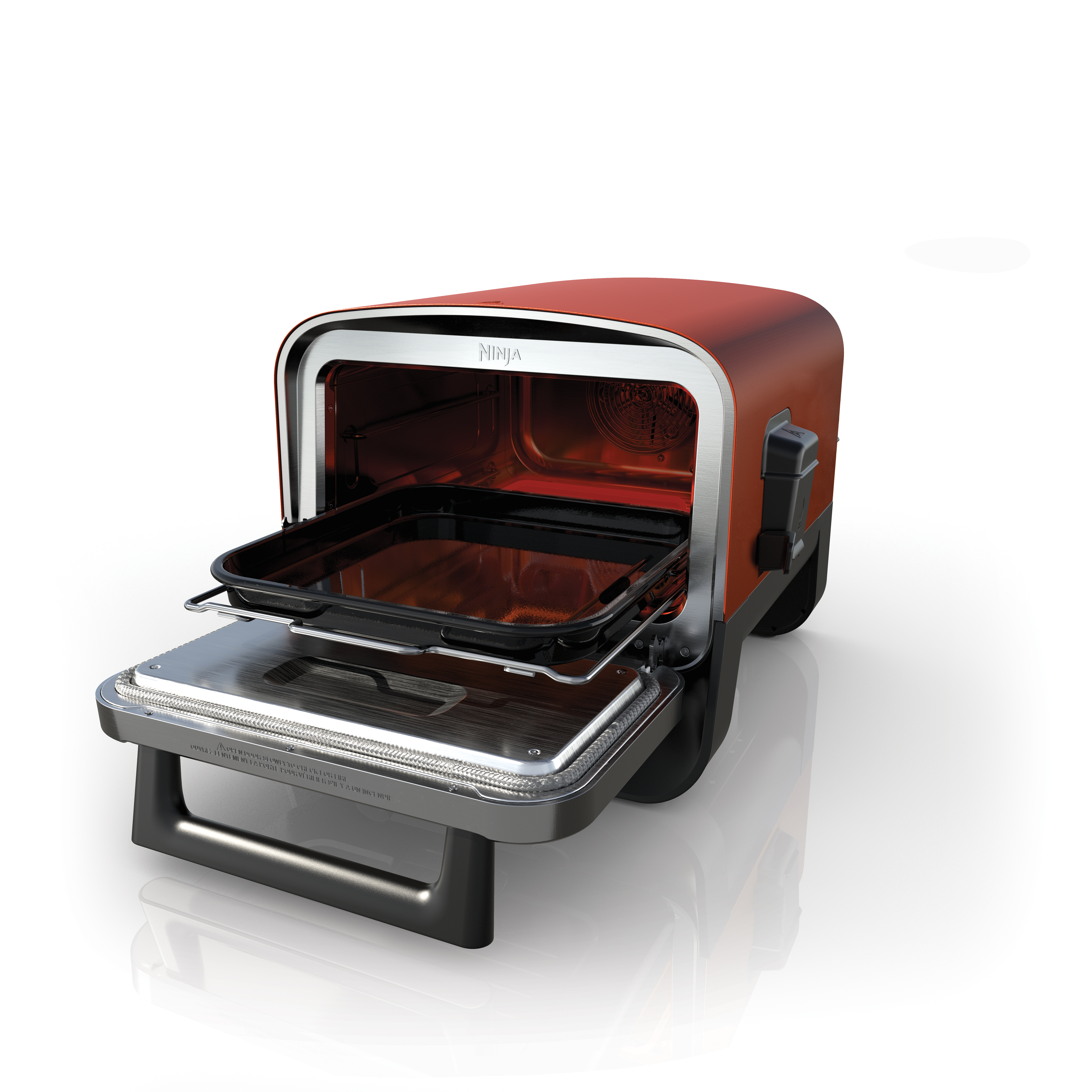 Voir la diapositive 2 : NINJA Four à pizza d'extérieur Woodfire OO101EU - Marron