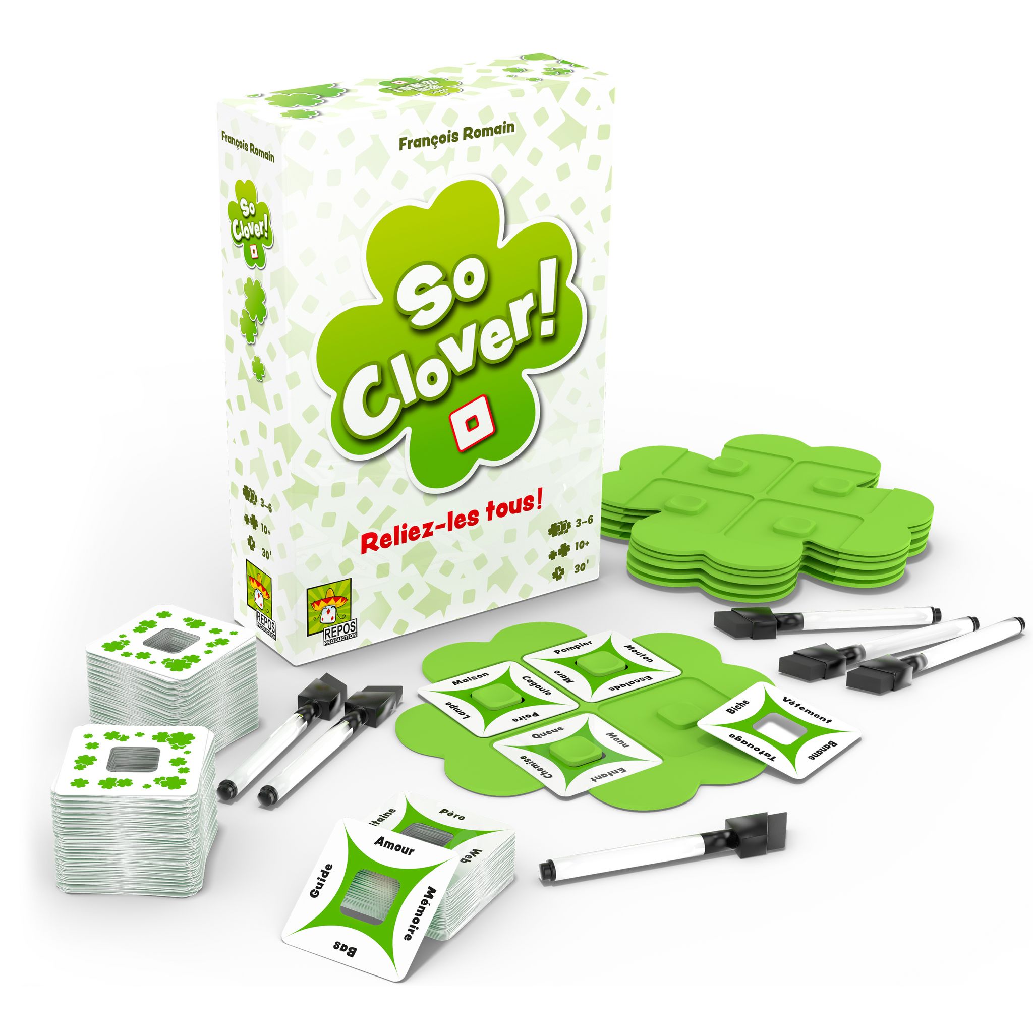 Voir la diapositive 4 : ASMODEE Jeu So Clover