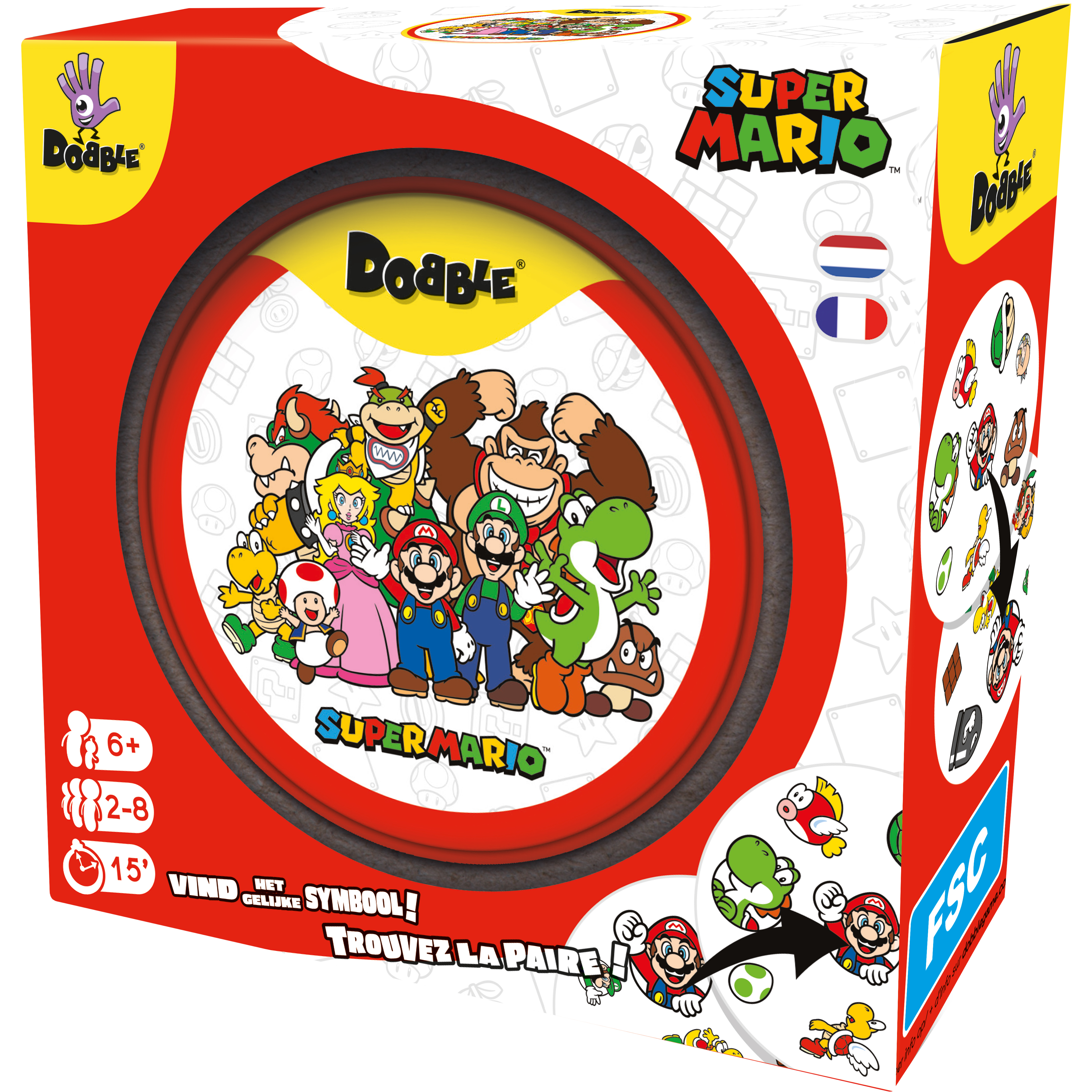 Voir la diapositive 3 : ASMODEE Jeu Dobble Super Mario