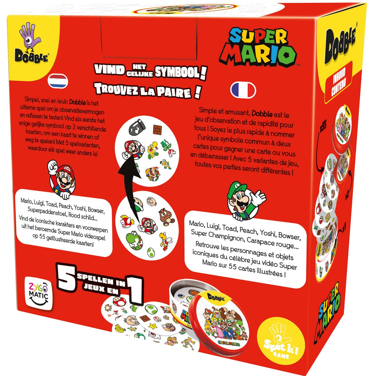 ASMODEE Jeu Dobble Super Mario