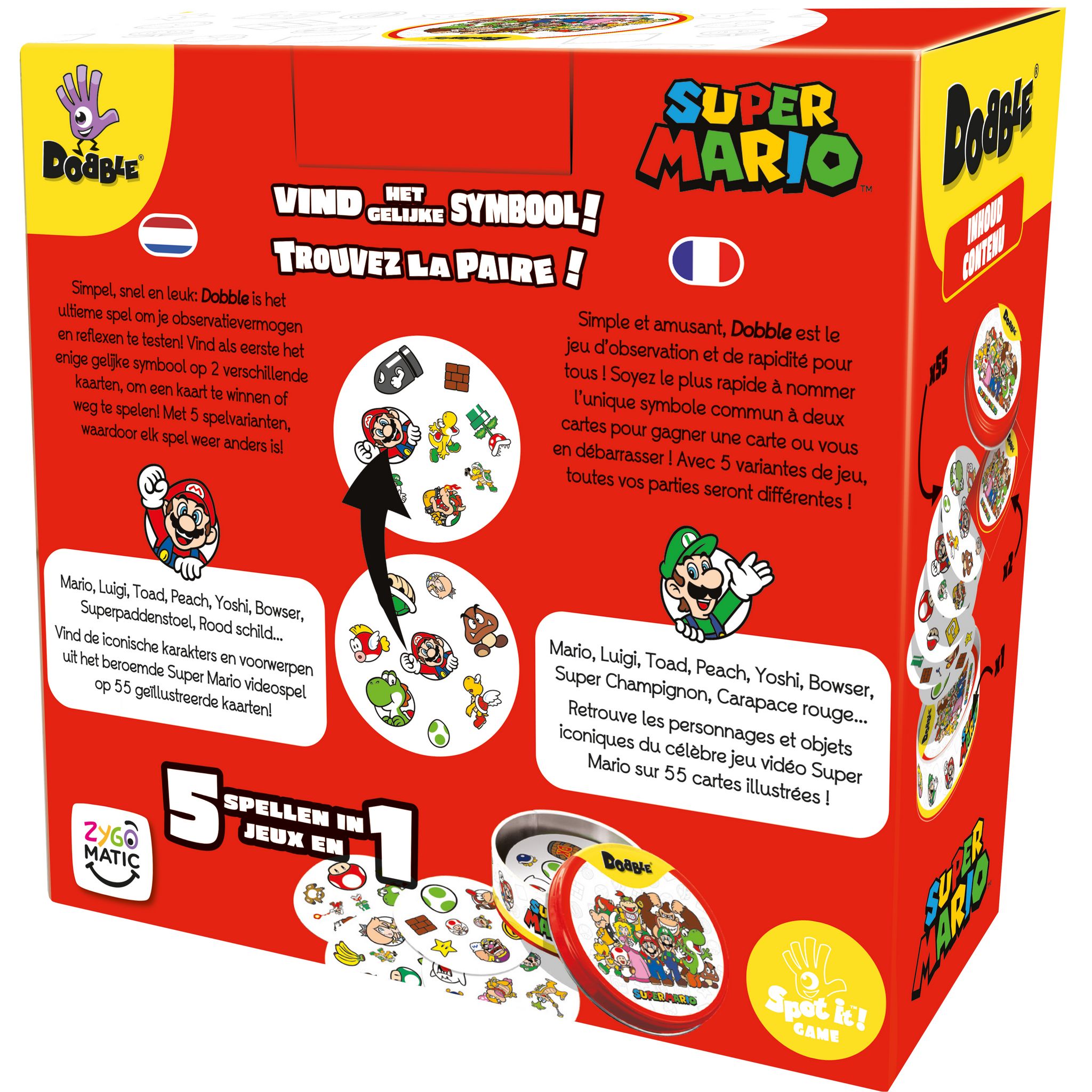 Voir la diapositive 4 : ASMODEE Jeu Dobble Super Mario
