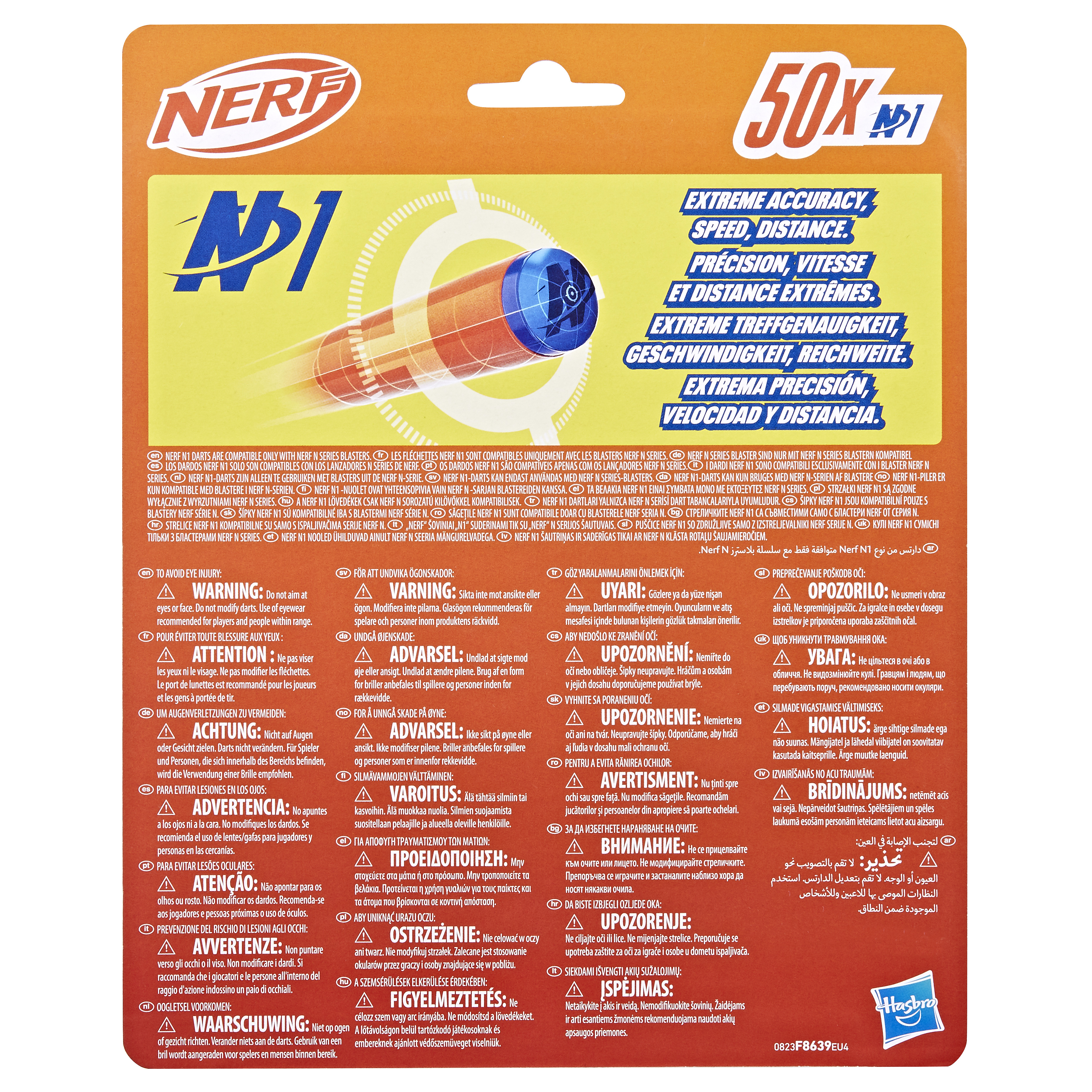 Voir la diapositive 3 : HASBRO Recharge de 50 fléchettes NERF