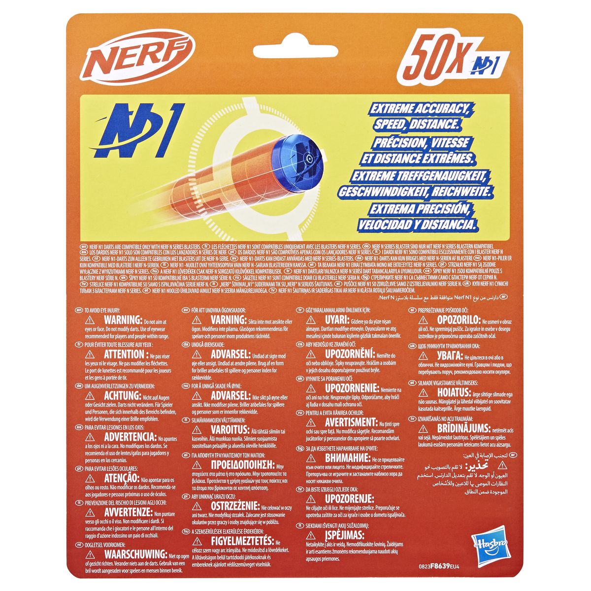 HASBRO Recharge de 50 fléchettes NERF
